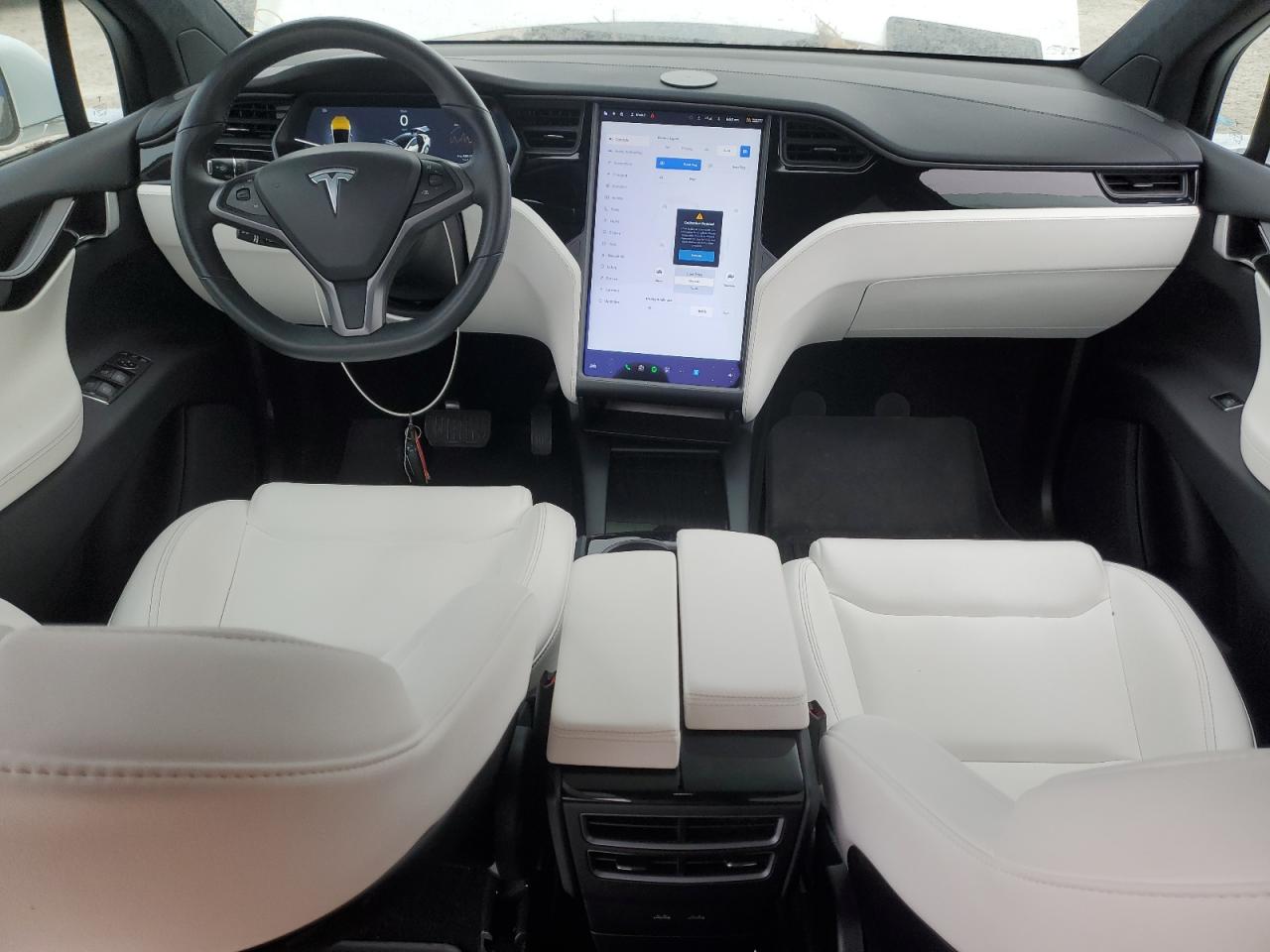 2021 Tesla Model X Белый vin: 5YJXCBE21MF322567