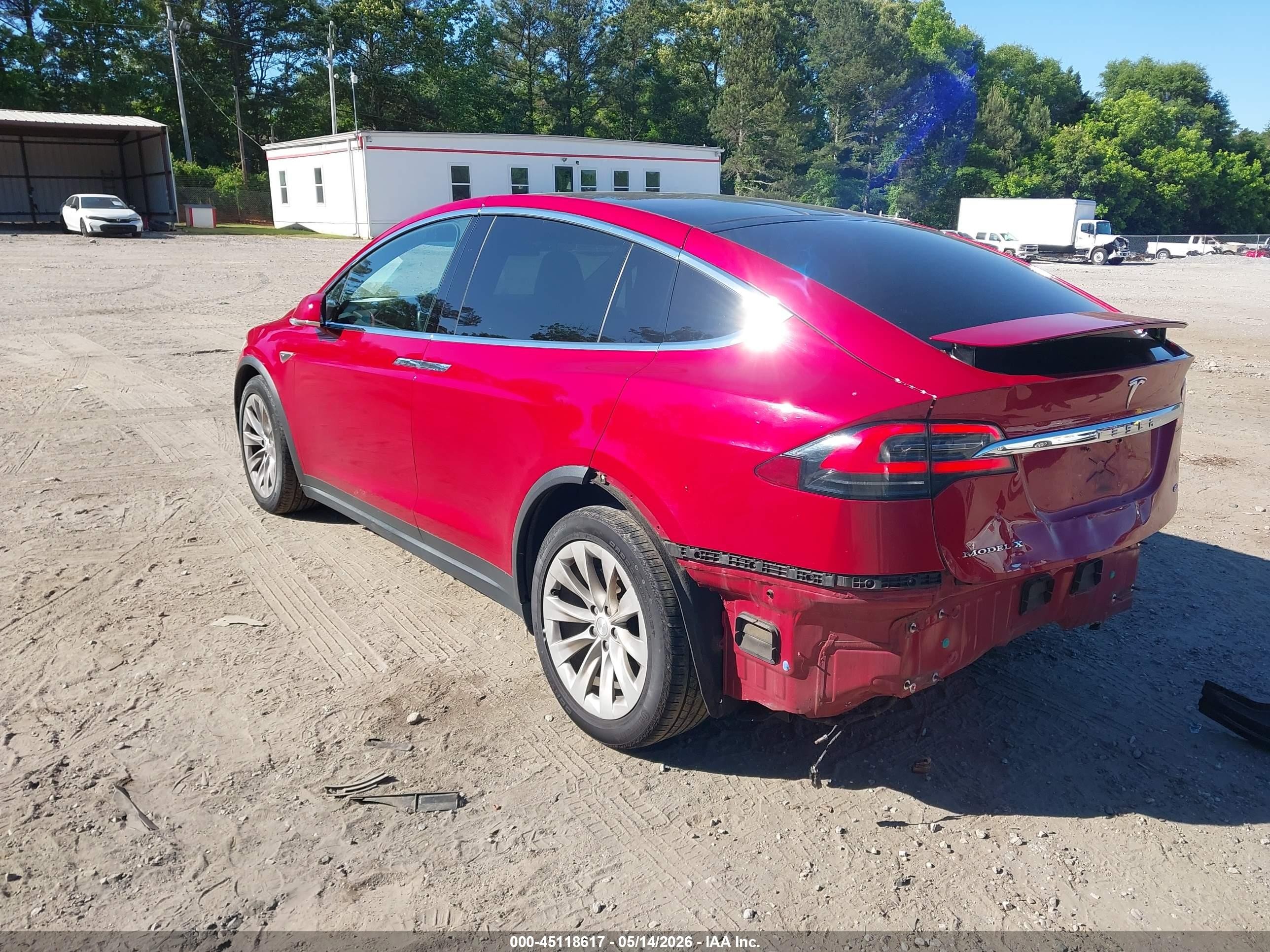 2016 Tesla Model X 60d/70d/75d/90d/p100d Red vin: 5YJXCBE22GF012397