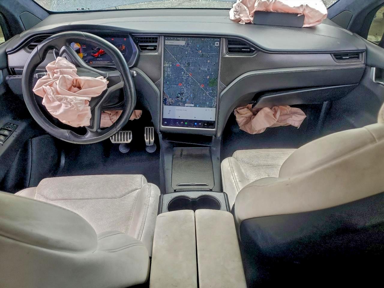 2018 Tesla Model X Gray vin: 5YJXCBE43JF107267