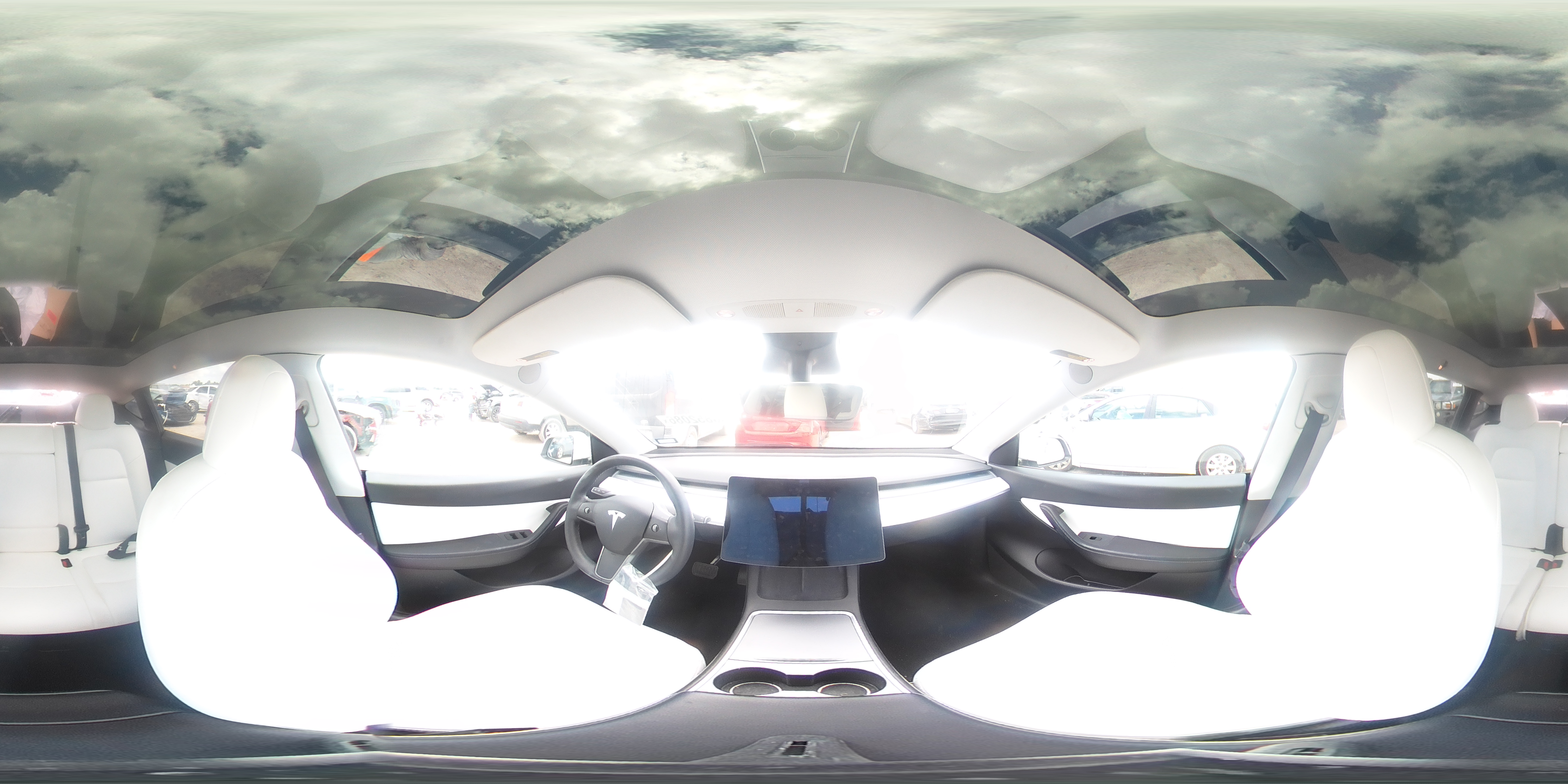 2021 Tesla Model Y White vin: 5YJYGAEE7MF151580