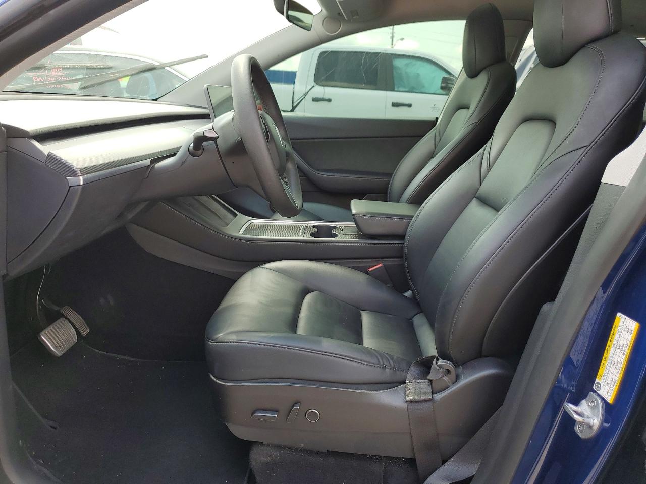2021 Tesla Model Y Blue vin: 5YJYGAEE9MF284454
