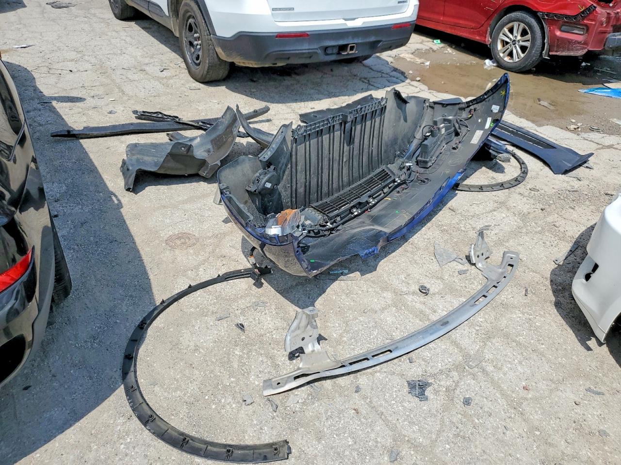 2021 Tesla Model Y Blue vin: 5YJYGAEE9MF284454