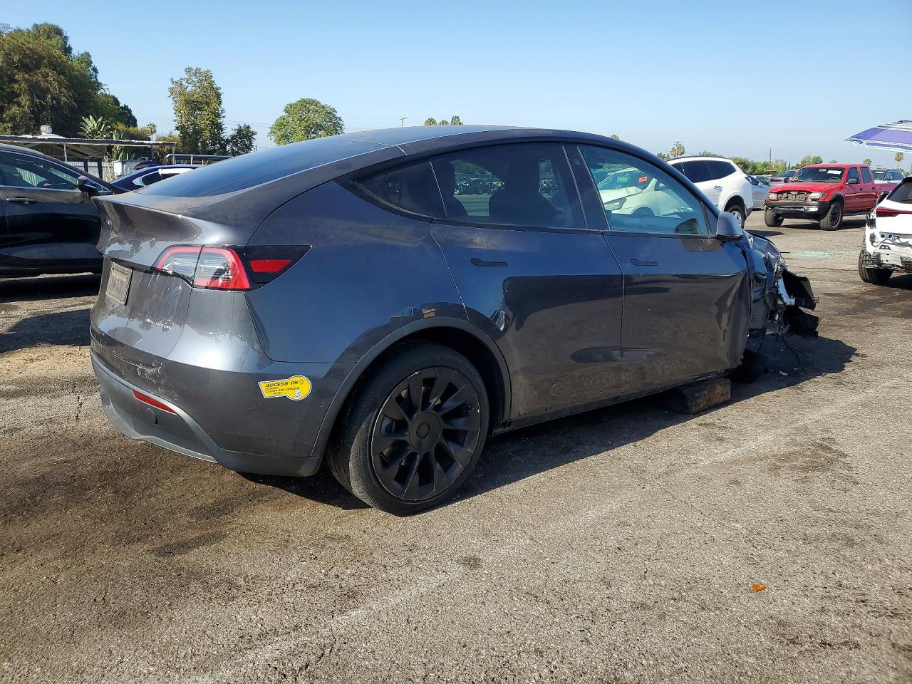 2021 Tesla Model Y Charcoal vin: 5YJYGDEE1MF183121