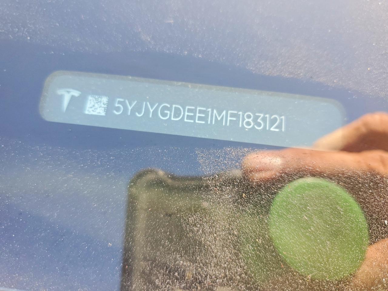 2021 Tesla Model Y Charcoal vin: 5YJYGDEE1MF183121