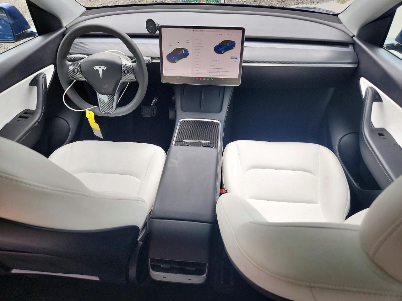 2021 Tesla Model Y Blue vin: 5YJYGDEE3MF303680