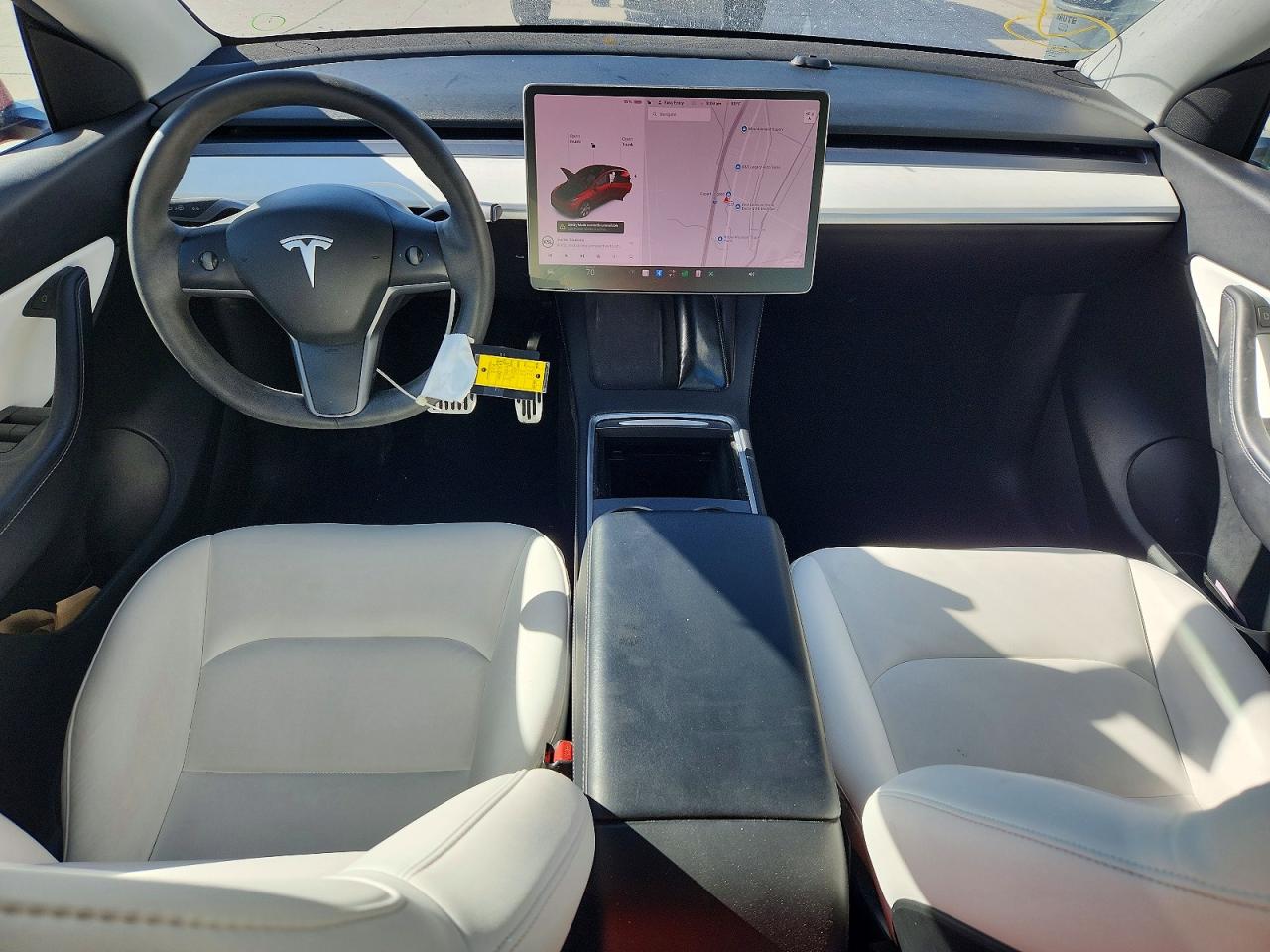 2021 Tesla Model Y Red vin: 5YJYGDEE4MF216273
