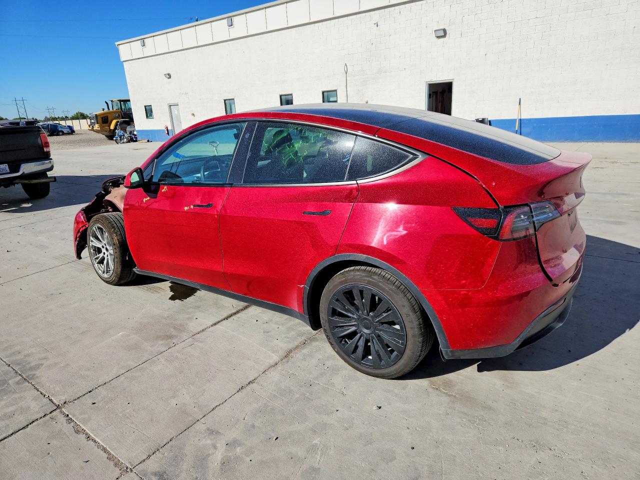 2021 Tesla Model Y Red vin: 5YJYGDEE4MF216273