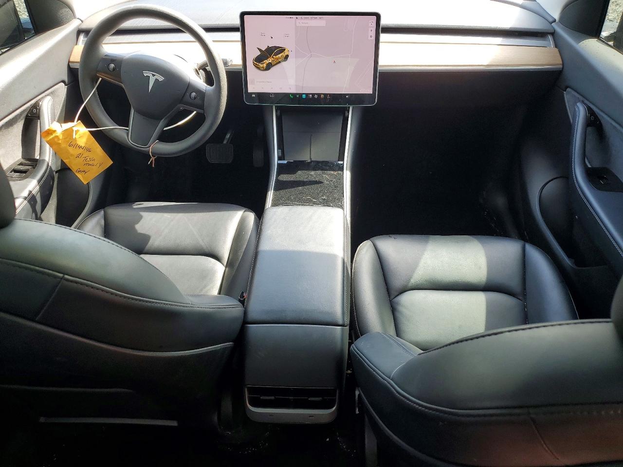 2021 Tesla Model Y Серый vin: 5YJYGDEE6MF093589