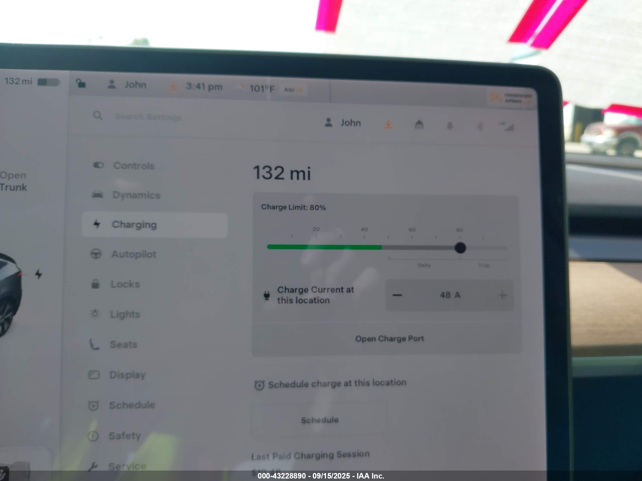 2020 Tesla Model Y Long Range Dual Motor All-wheel Drive Gray vin: 5YJYGDEE7LF016339