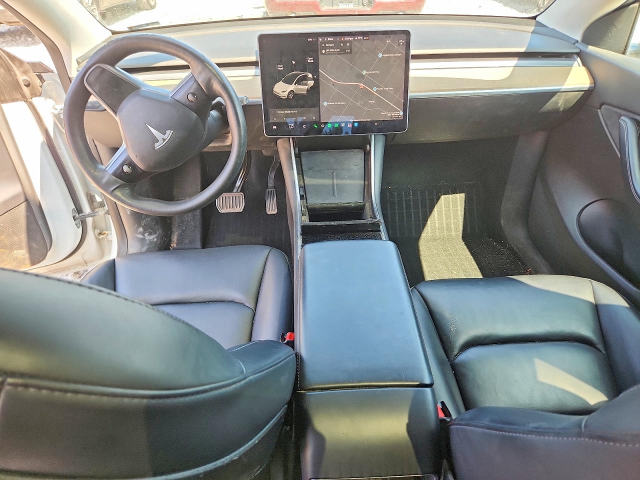 2021 Tesla Model Y White vin: 5YJYGDEE7MF118659