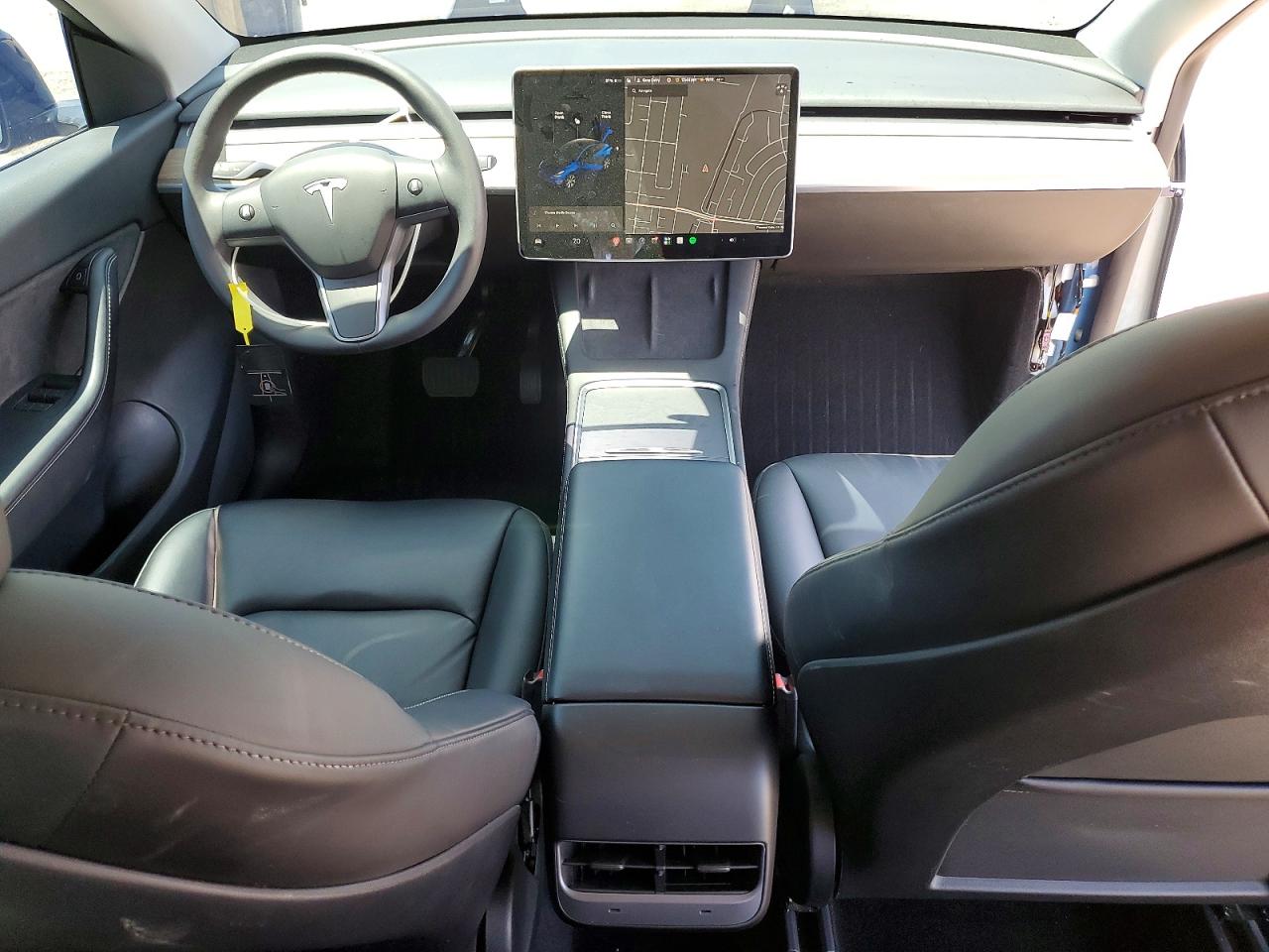 2021 Tesla Model Y Blue vin: 5YJYGDEE8MF274953