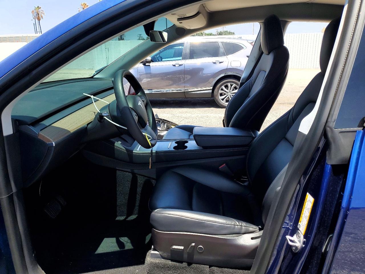 2021 Tesla Model Y Blue vin: 5YJYGDEE8MF274953