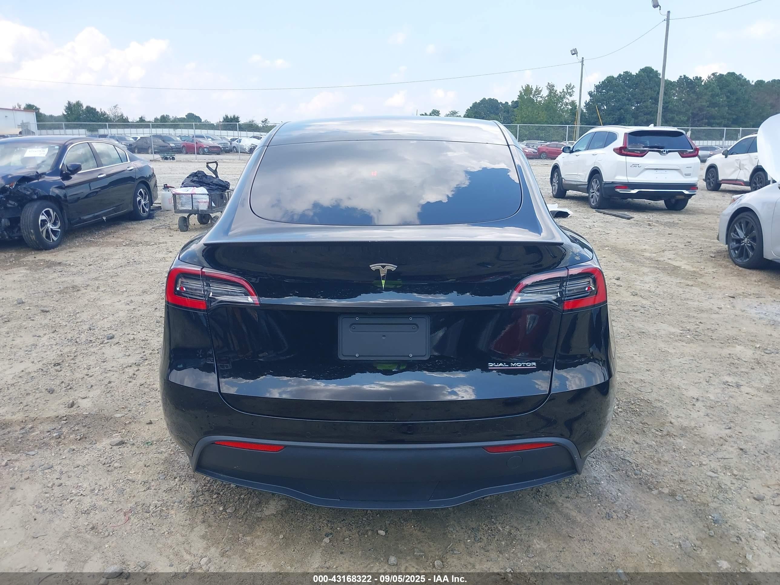 2021 Tesla Model Y Performance Dual Motor All-wheel Drive Black vin: 5YJYGDEF1MF121694