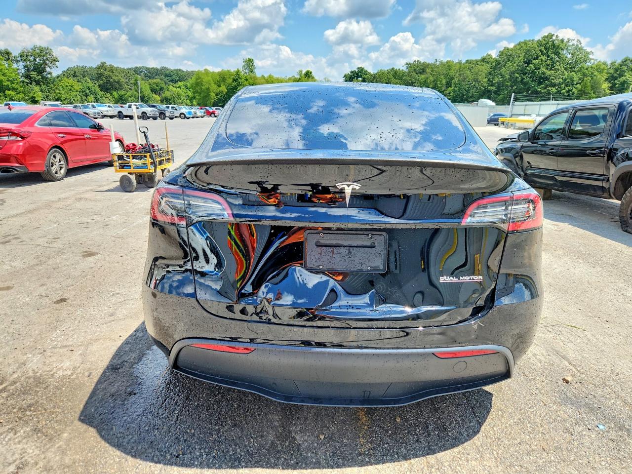2021 Tesla Model Y Black vin: 5YJYGDEFXMF301434