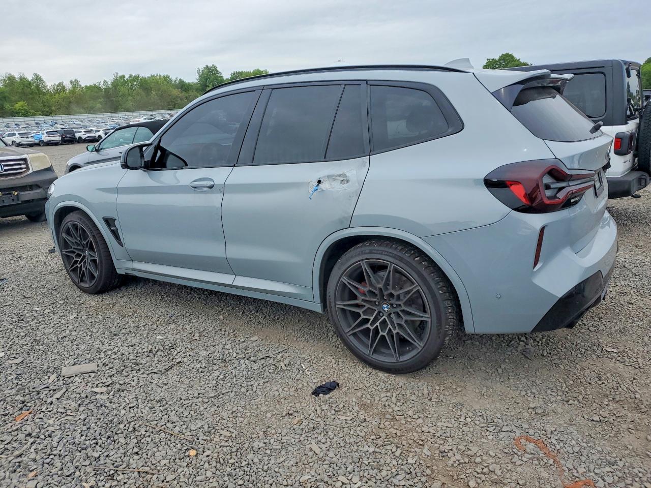 2022 Bmw X3 M Gray vin: 5YM13EC00N9J89585