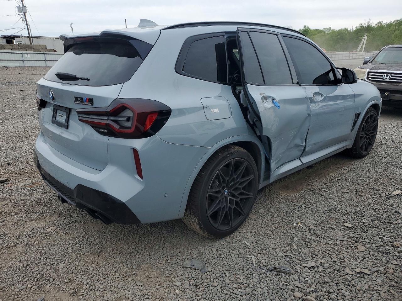 2022 Bmw X3 M Gray vin: 5YM13EC00N9J89585