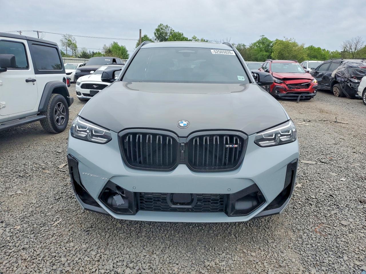 2022 Bmw X3 M Gray vin: 5YM13EC00N9J89585
