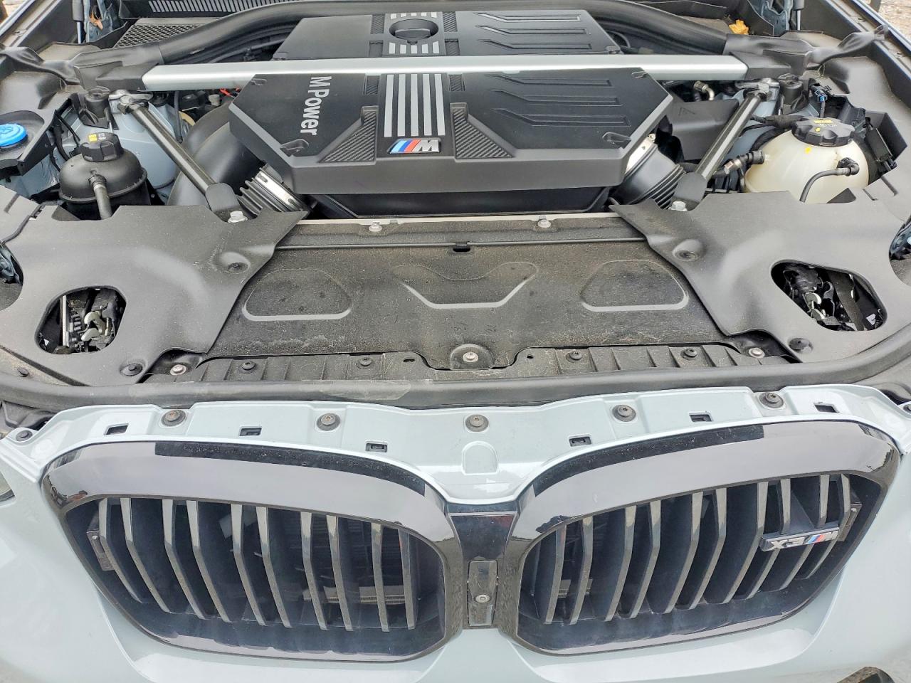 2022 Bmw X3 M Gray vin: 5YM13EC00N9J89585