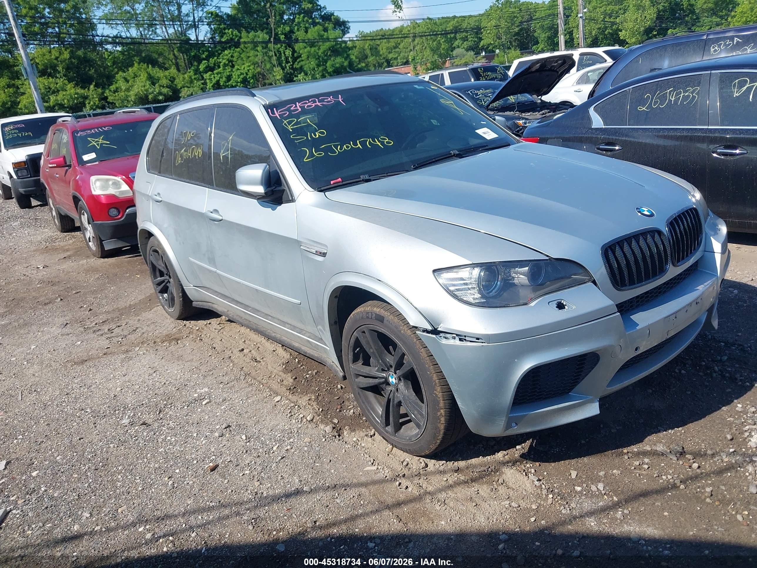 2010 Bmw X5 M   Gray vin: 5YMGY0C58ALK25224
