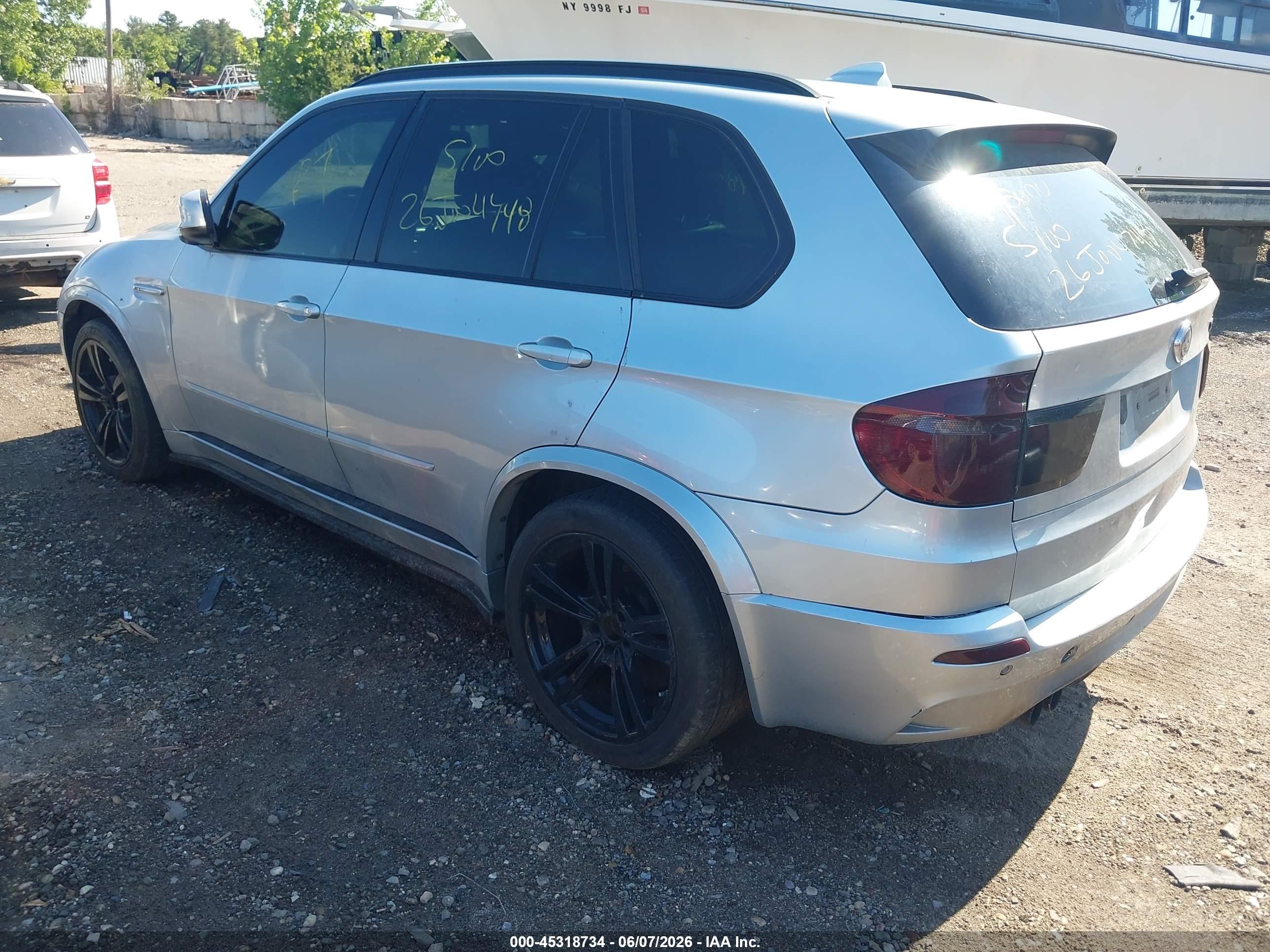 2010 Bmw X5 M   Gray vin: 5YMGY0C58ALK25224