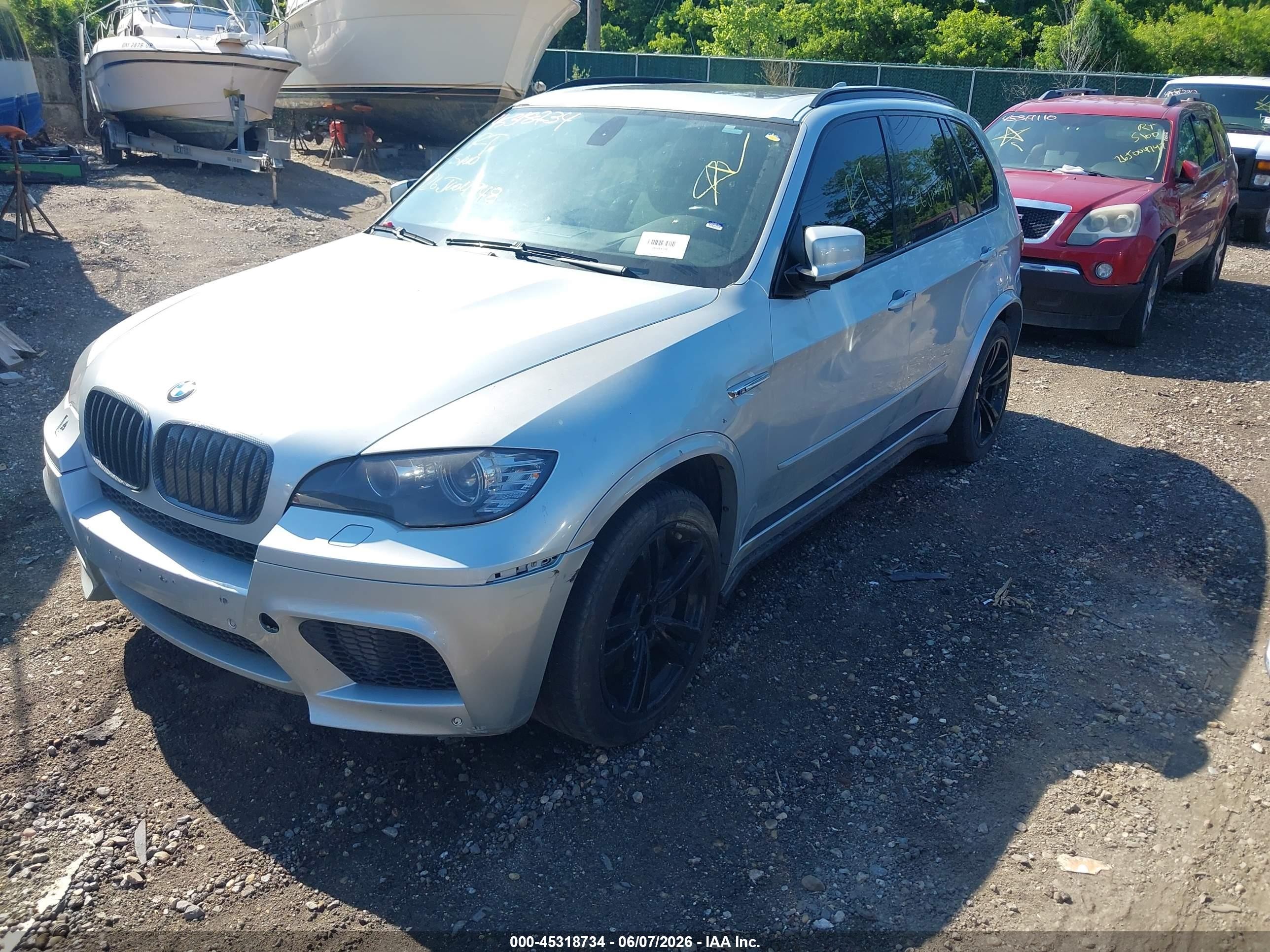 2010 Bmw X5 M   Gray vin: 5YMGY0C58ALK25224