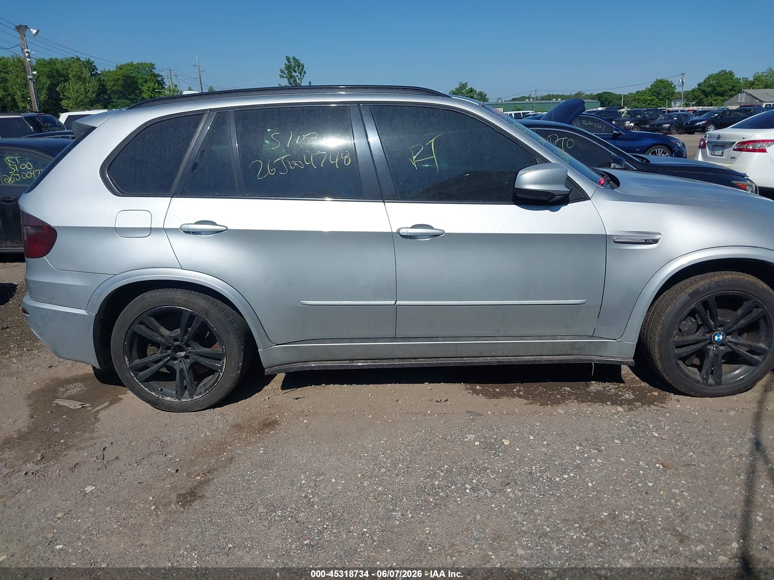 2010 Bmw X5 M   Gray vin: 5YMGY0C58ALK25224