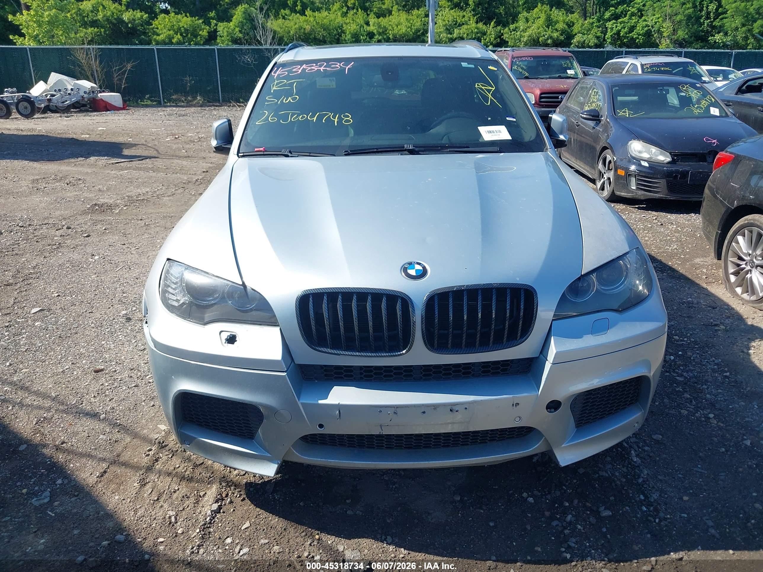 2010 Bmw X5 M   Gray vin: 5YMGY0C58ALK25224
