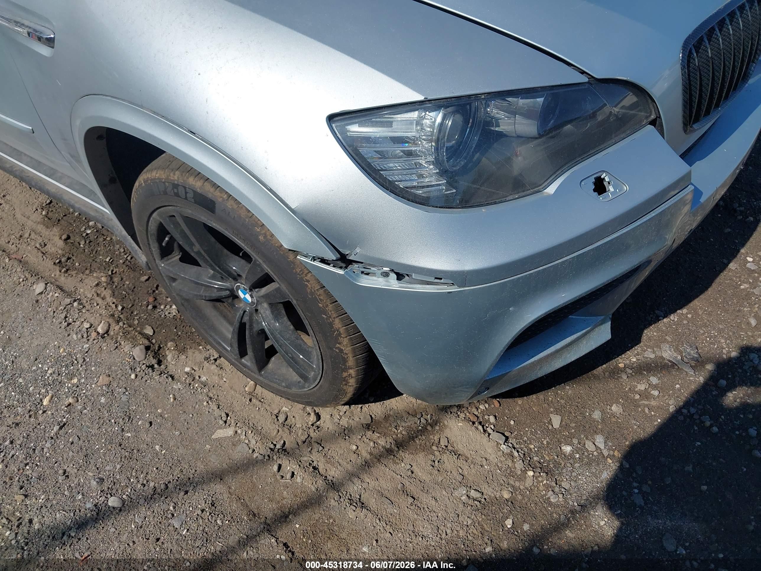 2010 Bmw X5 M   Gray vin: 5YMGY0C58ALK25224