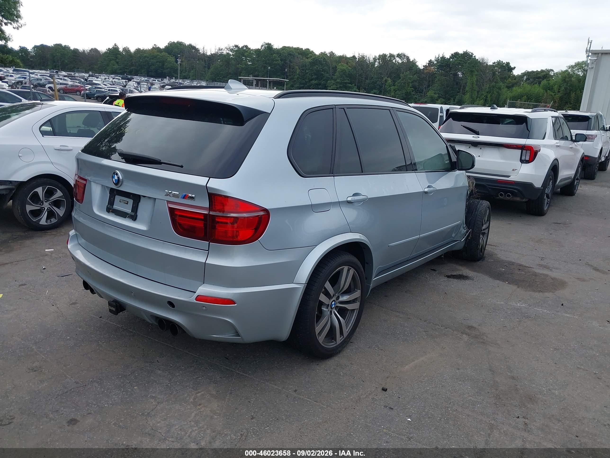 2013 Bmw X5 M Gray vin: 5YMGY0C5XD0C11852