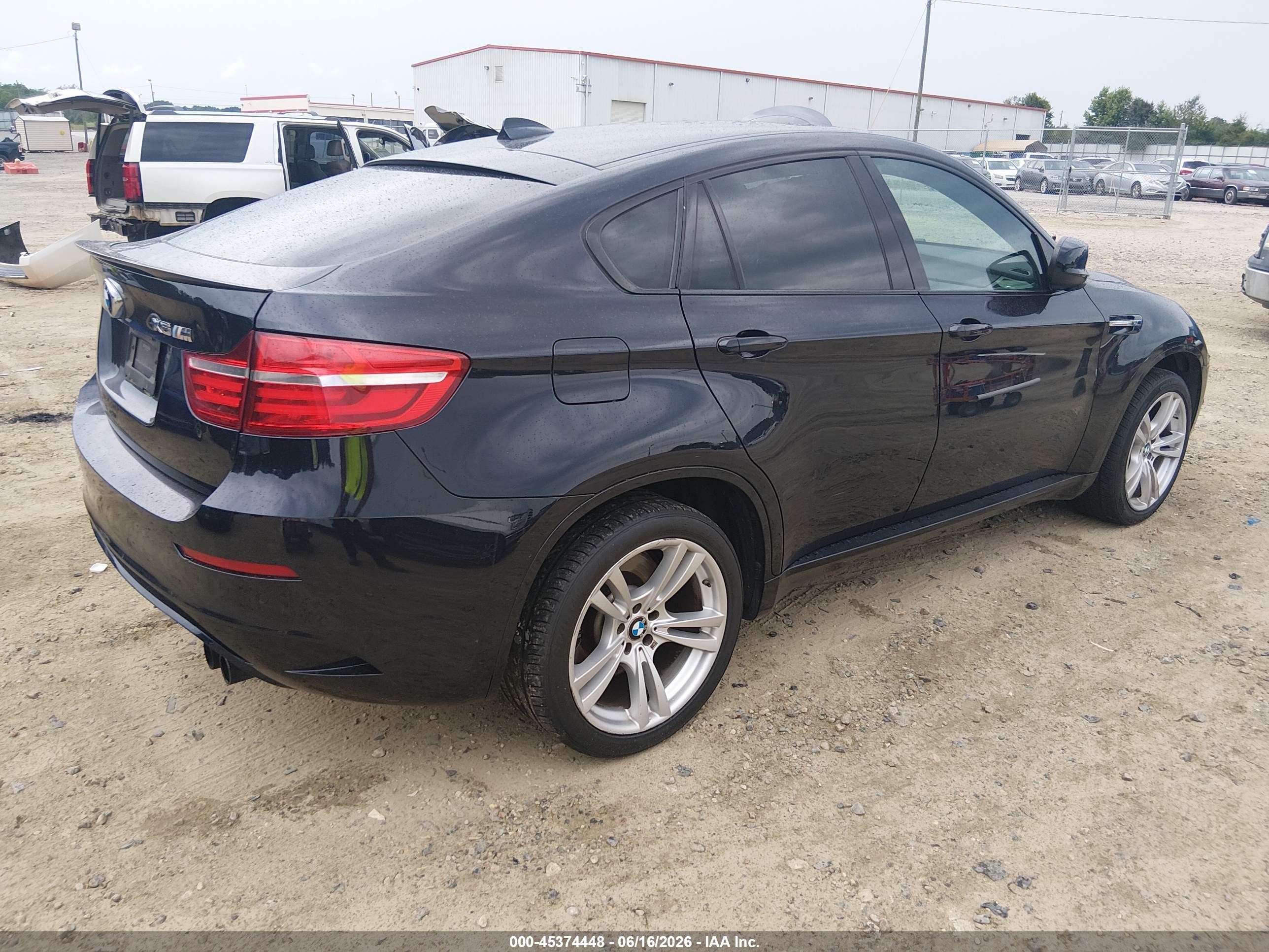 2014 Bmw X6 M   Black vin: 5YMGZ0C50E0C40291