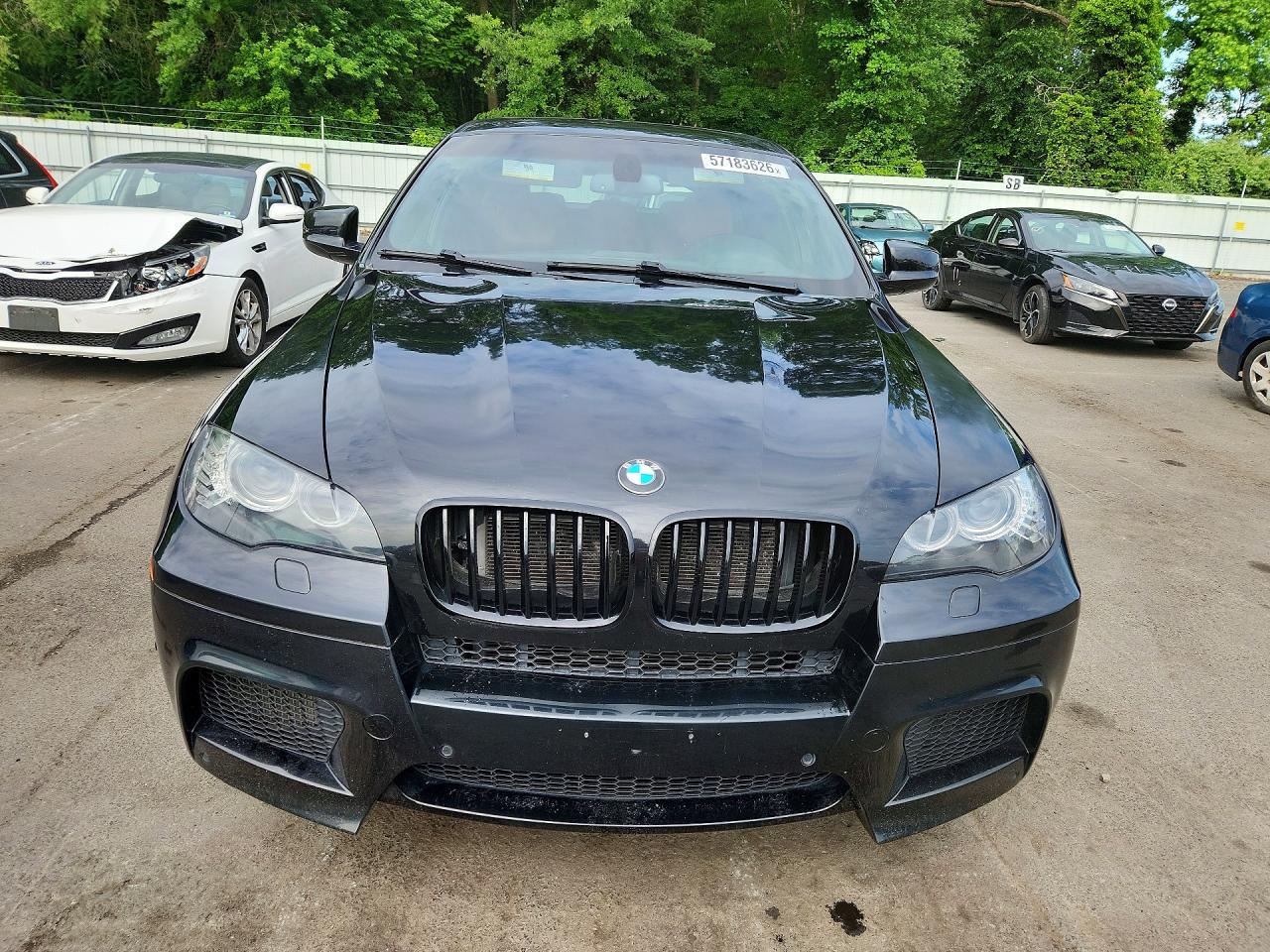 2012 Bmw X6 M Black vin: 5YMGZ0C51CLL29683