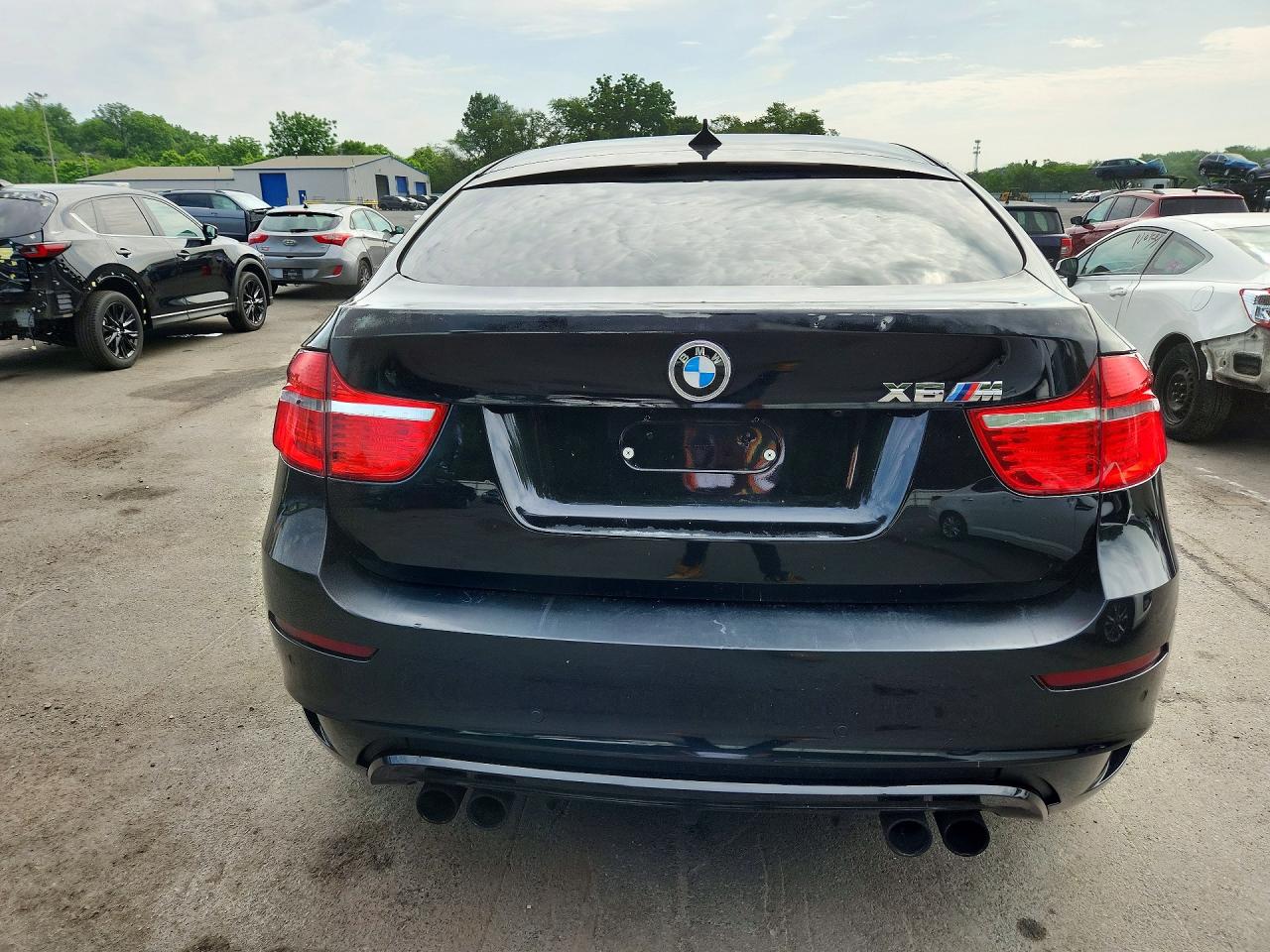 2012 Bmw X6 M Black vin: 5YMGZ0C51CLL29683