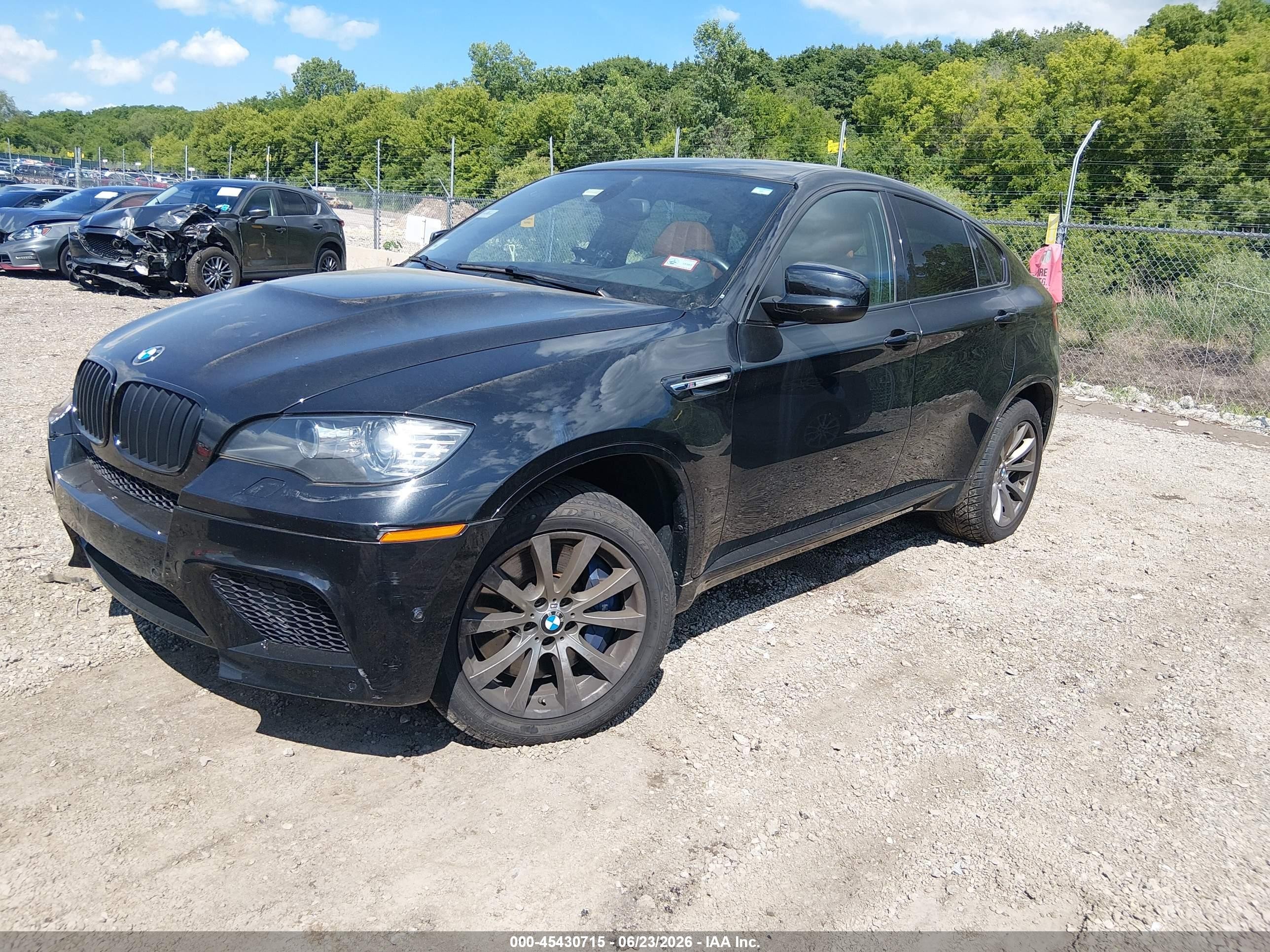 2013 Bmw X6 M   Black vin: 5YMGZ0C51D0C40105