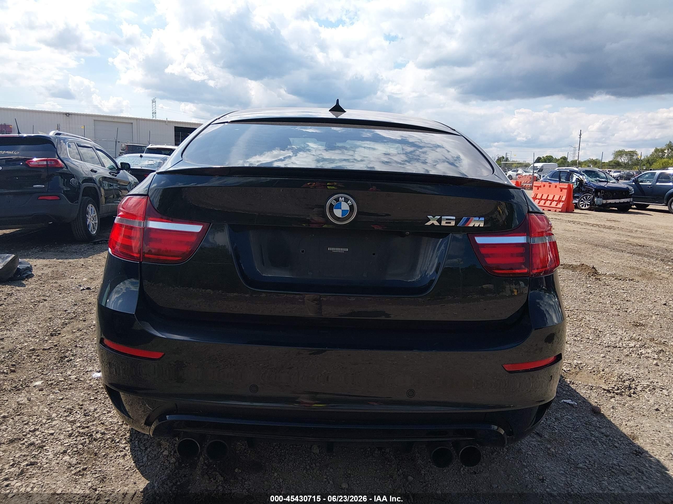 2013 Bmw X6 M   Black vin: 5YMGZ0C51D0C40105