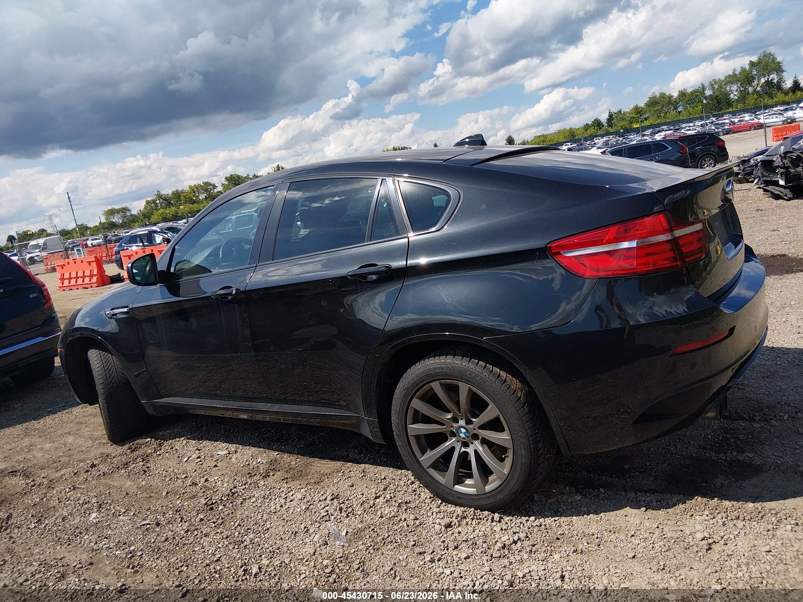 2013 Bmw X6 M   Black vin: 5YMGZ0C51D0C40105
