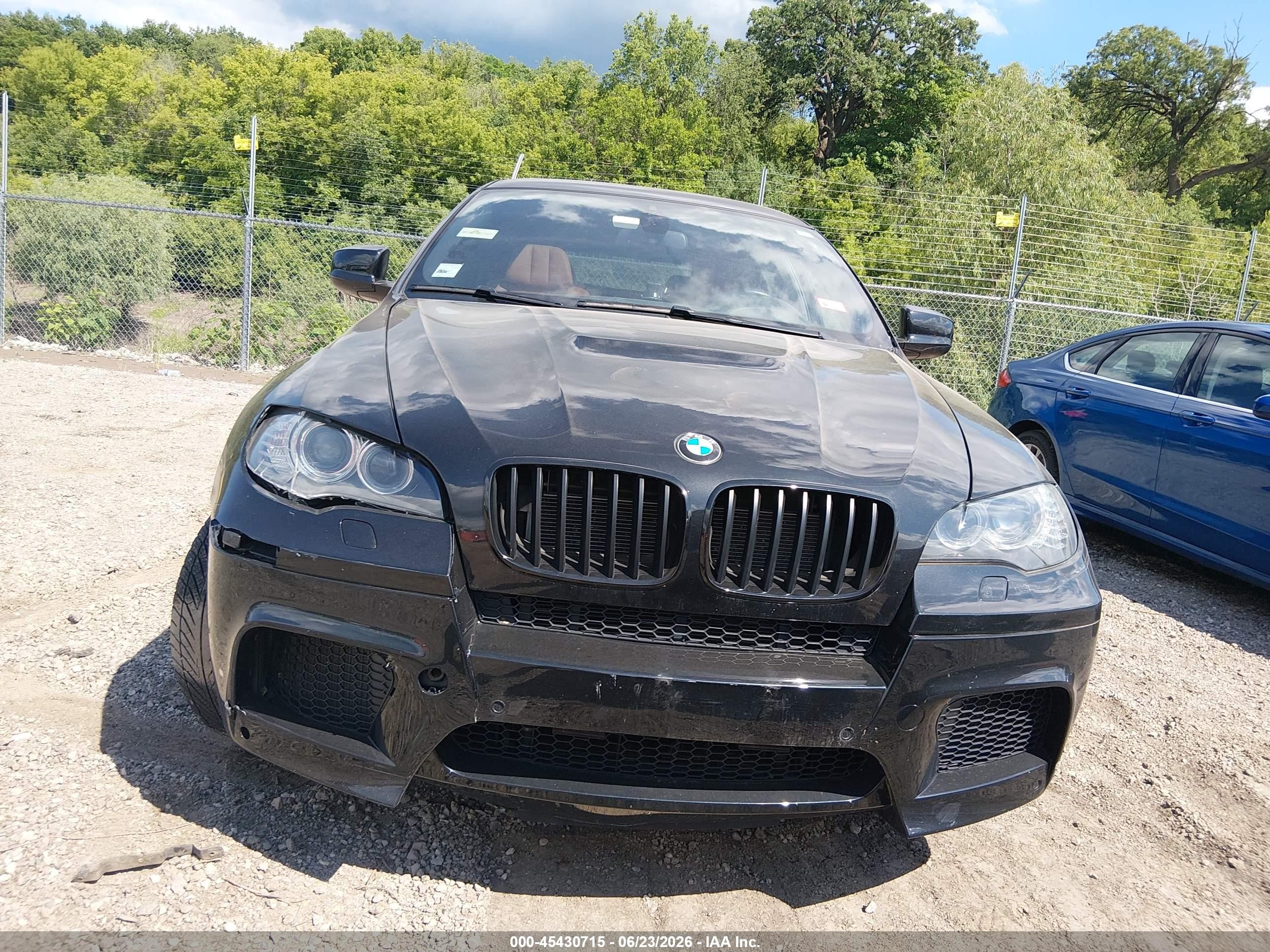 2013 Bmw X6 M   Black vin: 5YMGZ0C51D0C40105