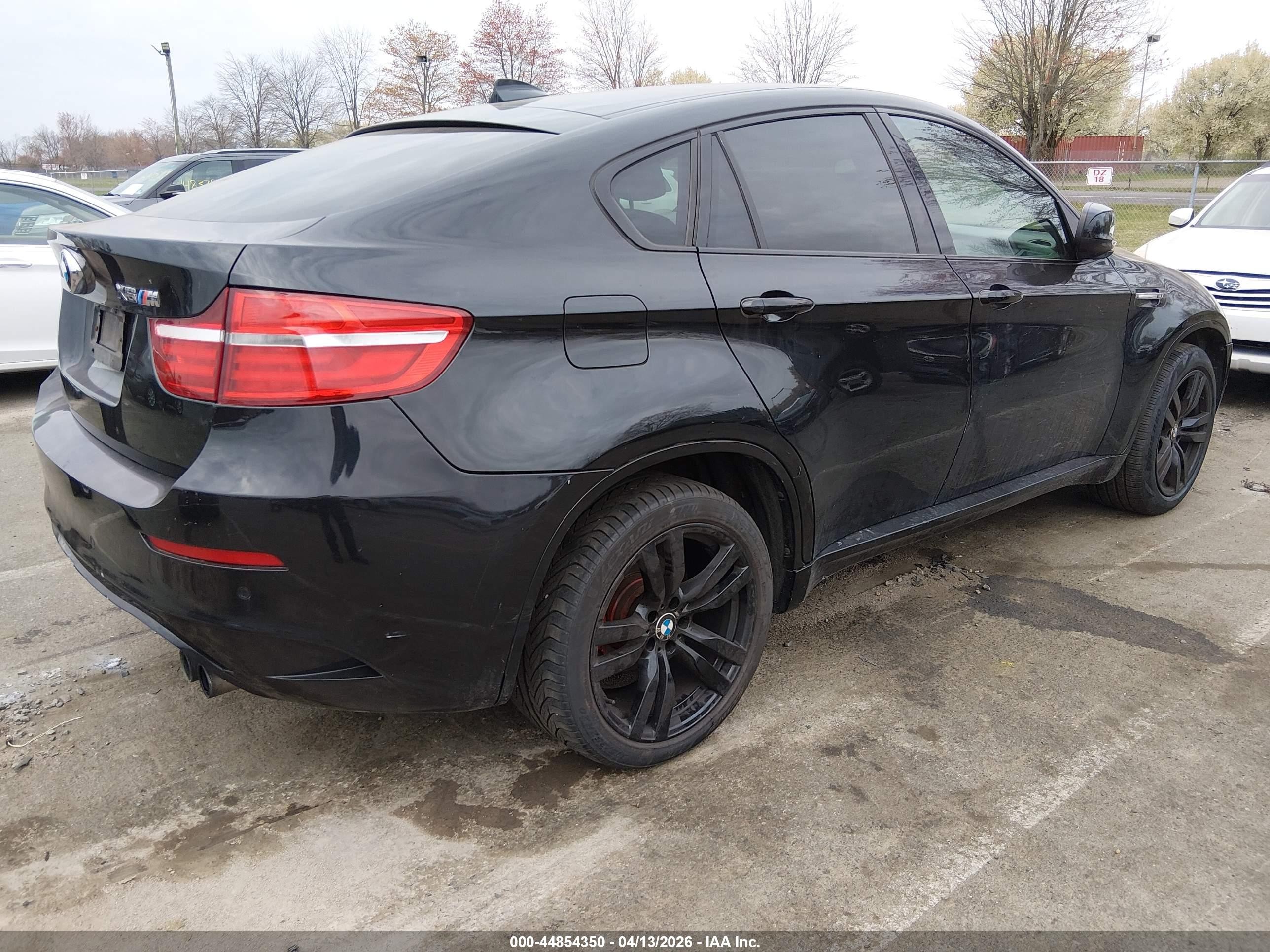 2013 Bmw X6 M   Black vin: 5YMGZ0C51DLL30009