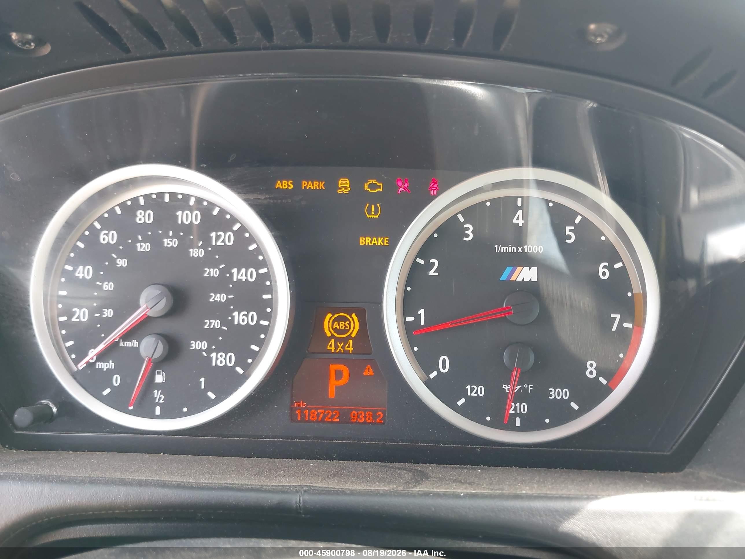 2012 Bmw X6 M   Белый vin: 5YMGZ0C52CLL29613