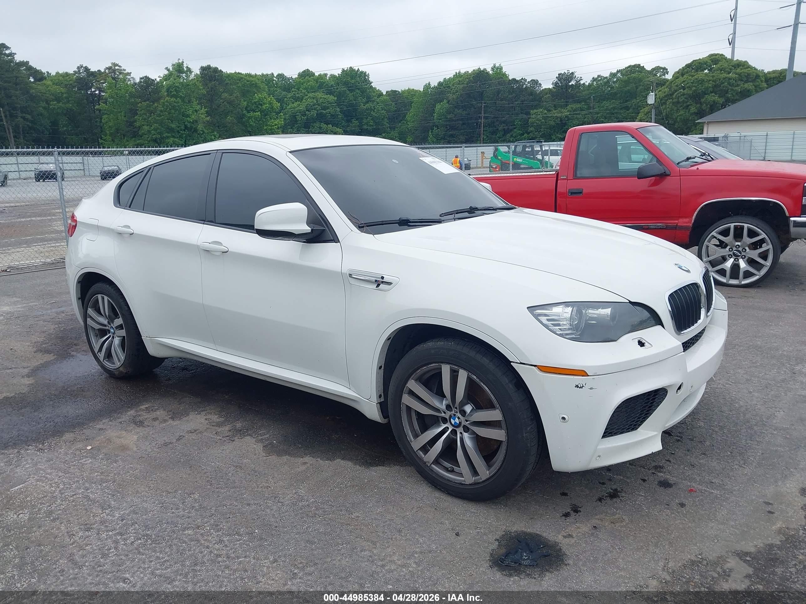 2012 Bmw X6 M   White vin: 5YMGZ0C53CLL29555