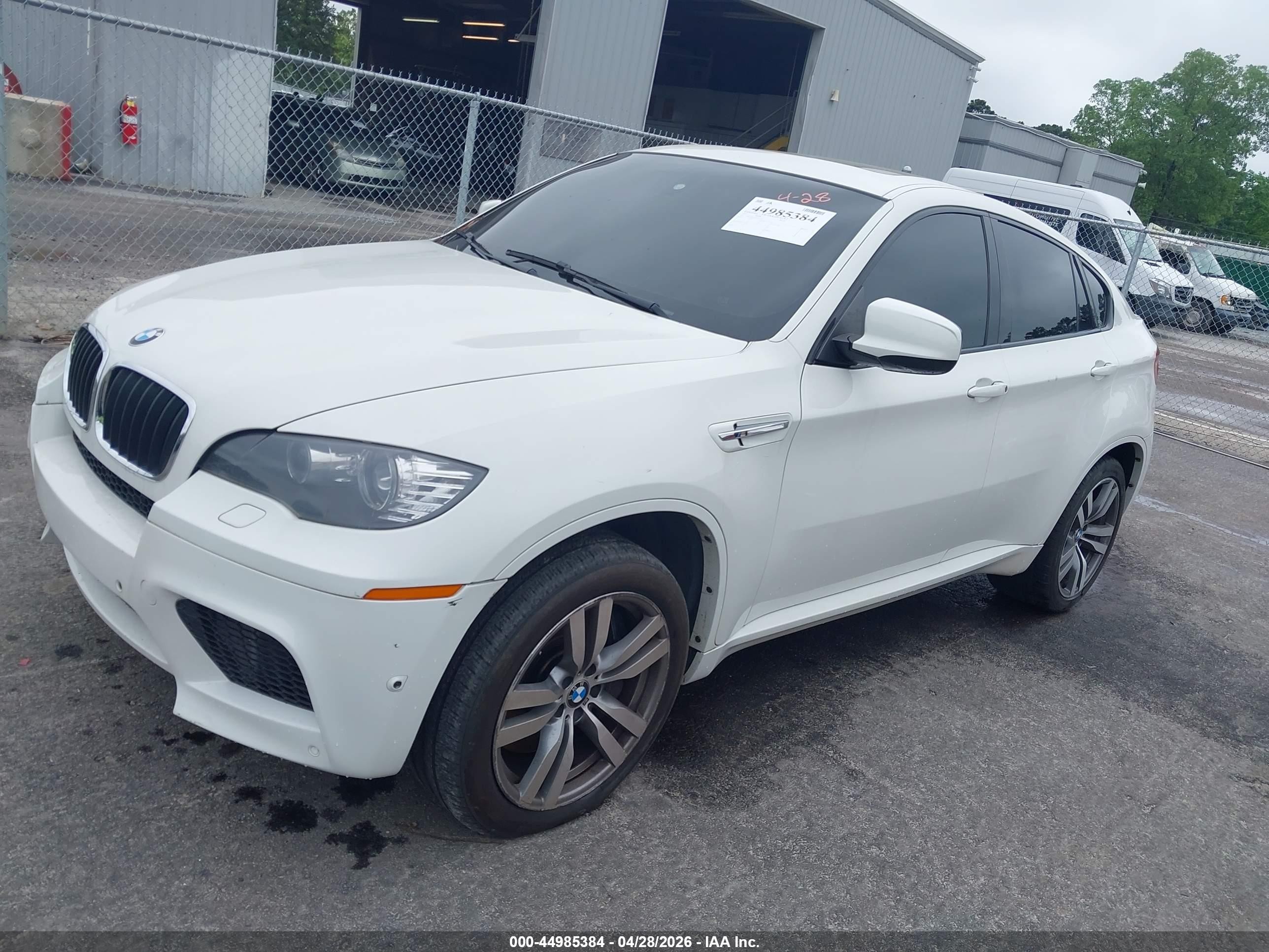 2012 Bmw X6 M   White vin: 5YMGZ0C53CLL29555