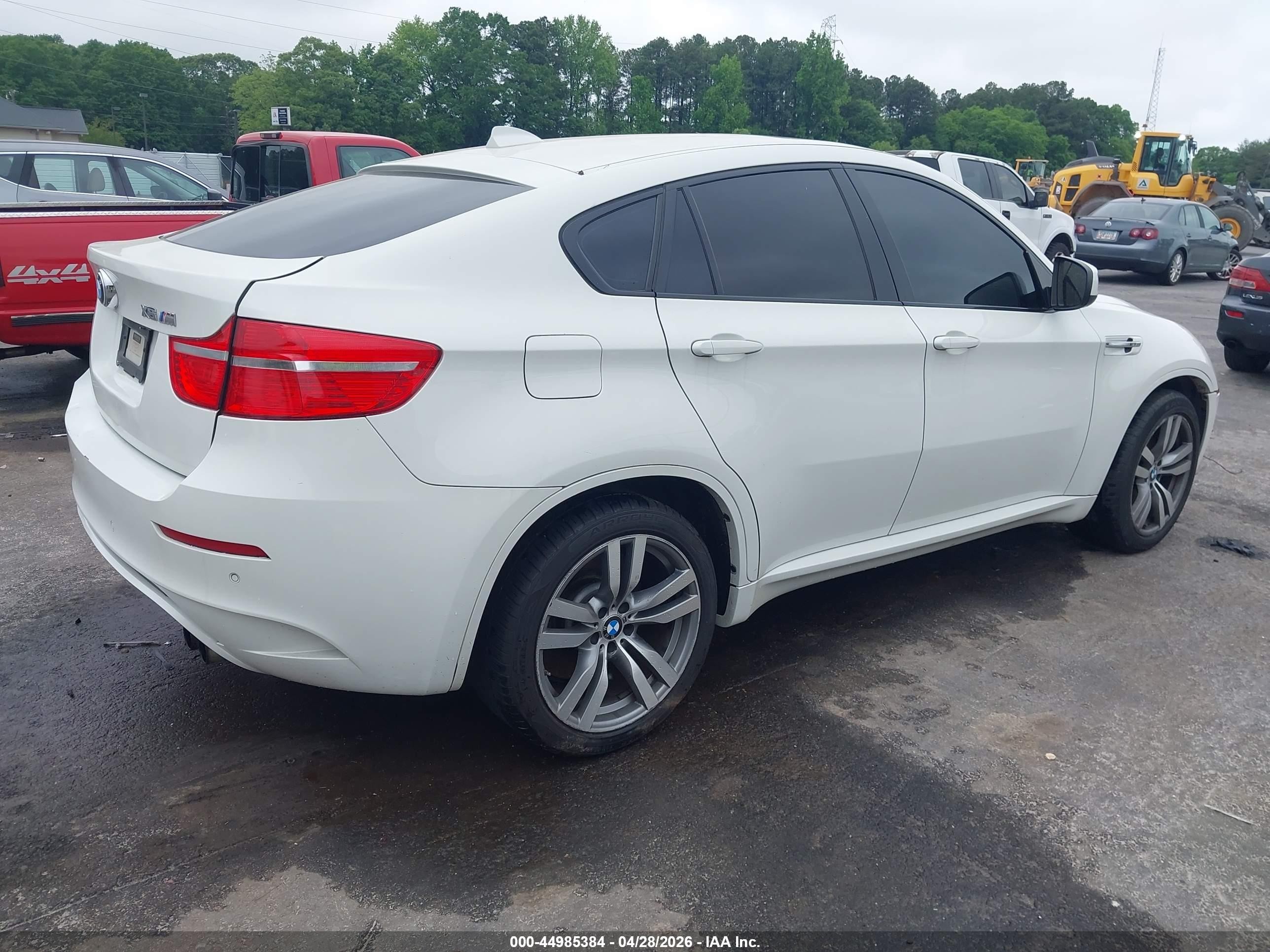 2012 Bmw X6 M   White vin: 5YMGZ0C53CLL29555
