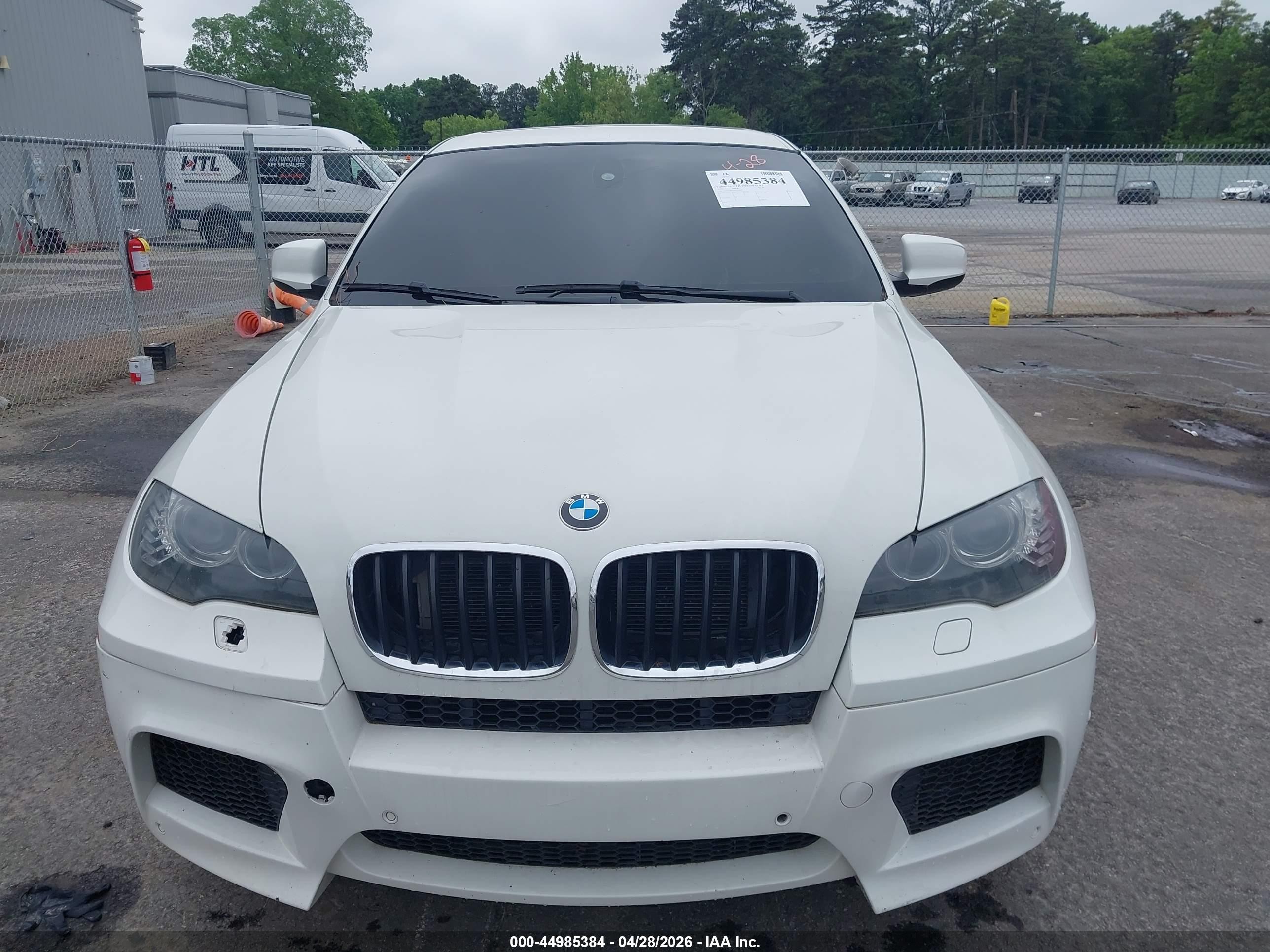 2012 Bmw X6 M   White vin: 5YMGZ0C53CLL29555