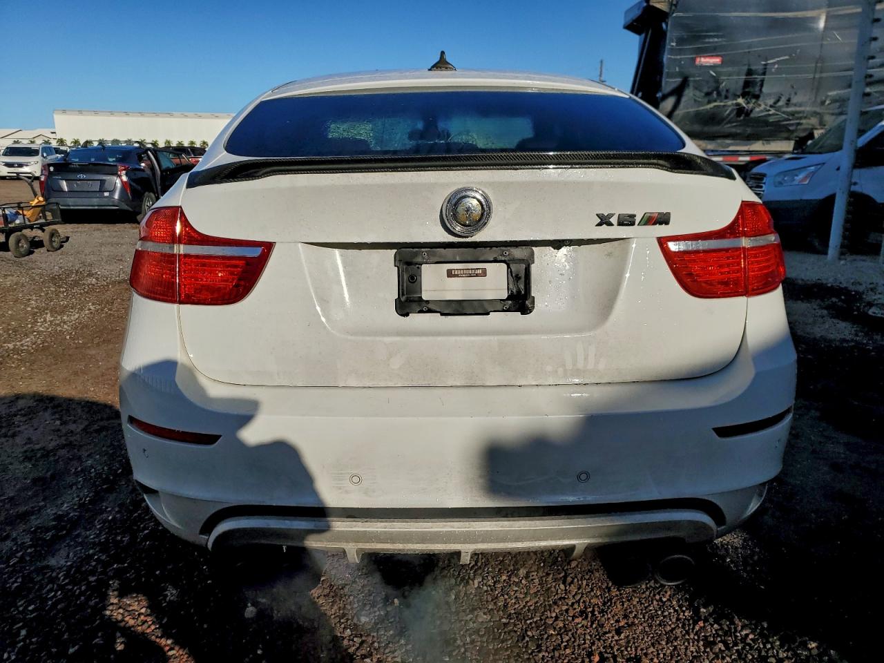 2012 Bmw X6 M White vin: 5YMGZ0C53CLL29619