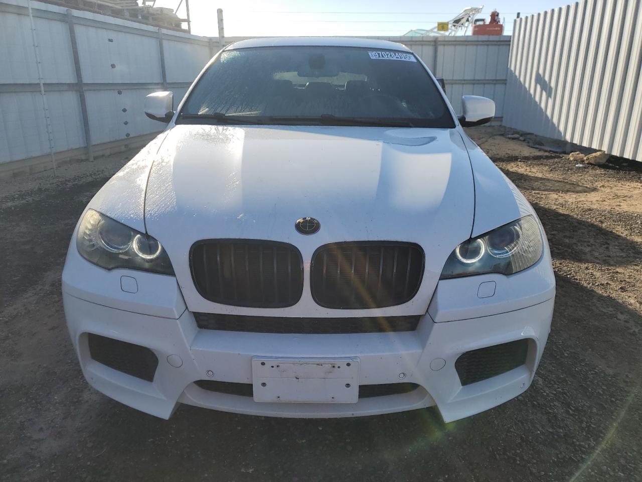 2012 Bmw X6 M White vin: 5YMGZ0C53CLL29619 Damage: Front Bumper, Chipped, 4