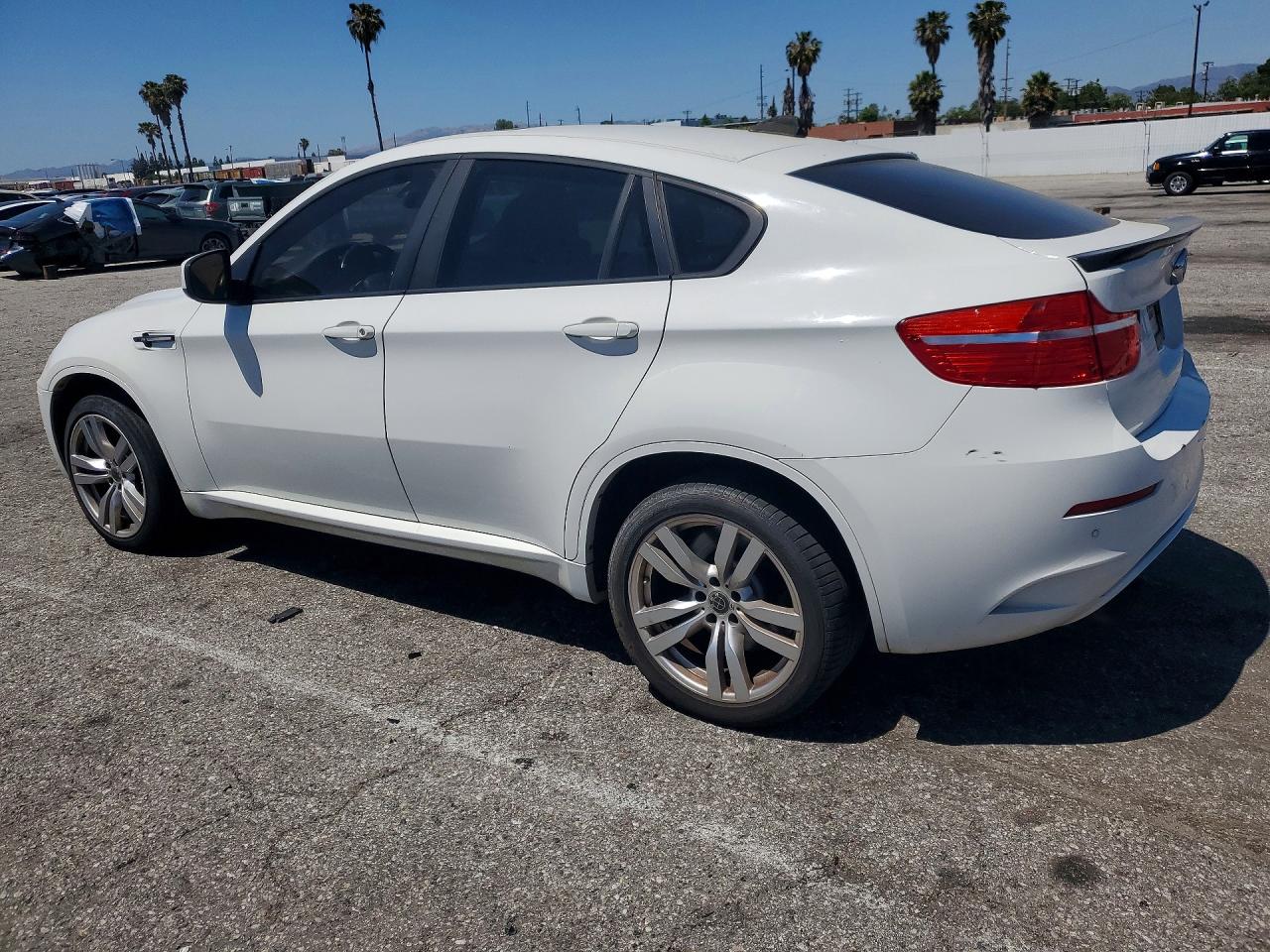 2012 Bmw X6 M White vin: 5YMGZ0C53CLL29619