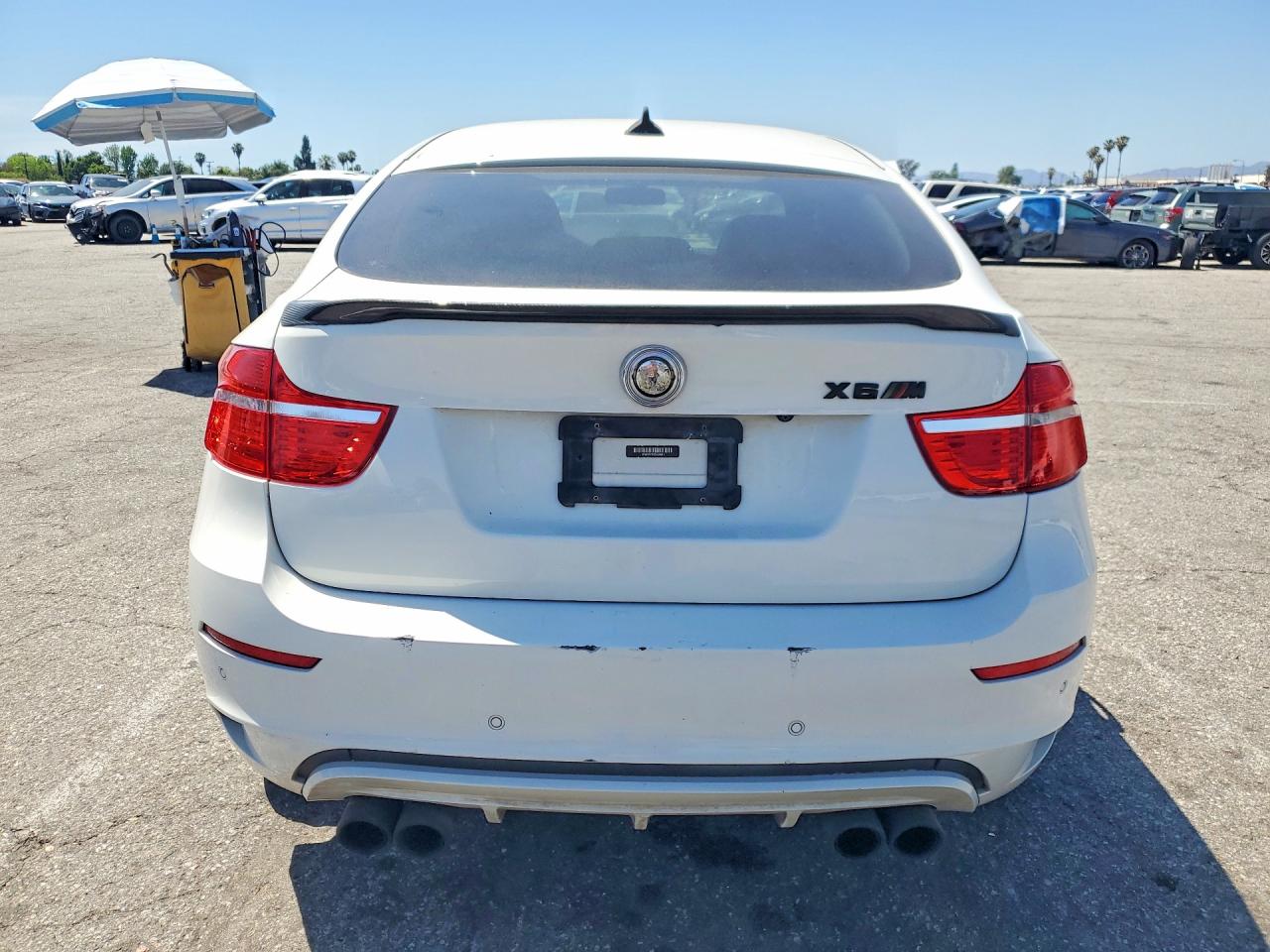 2012 Bmw X6 M White vin: 5YMGZ0C53CLL29619