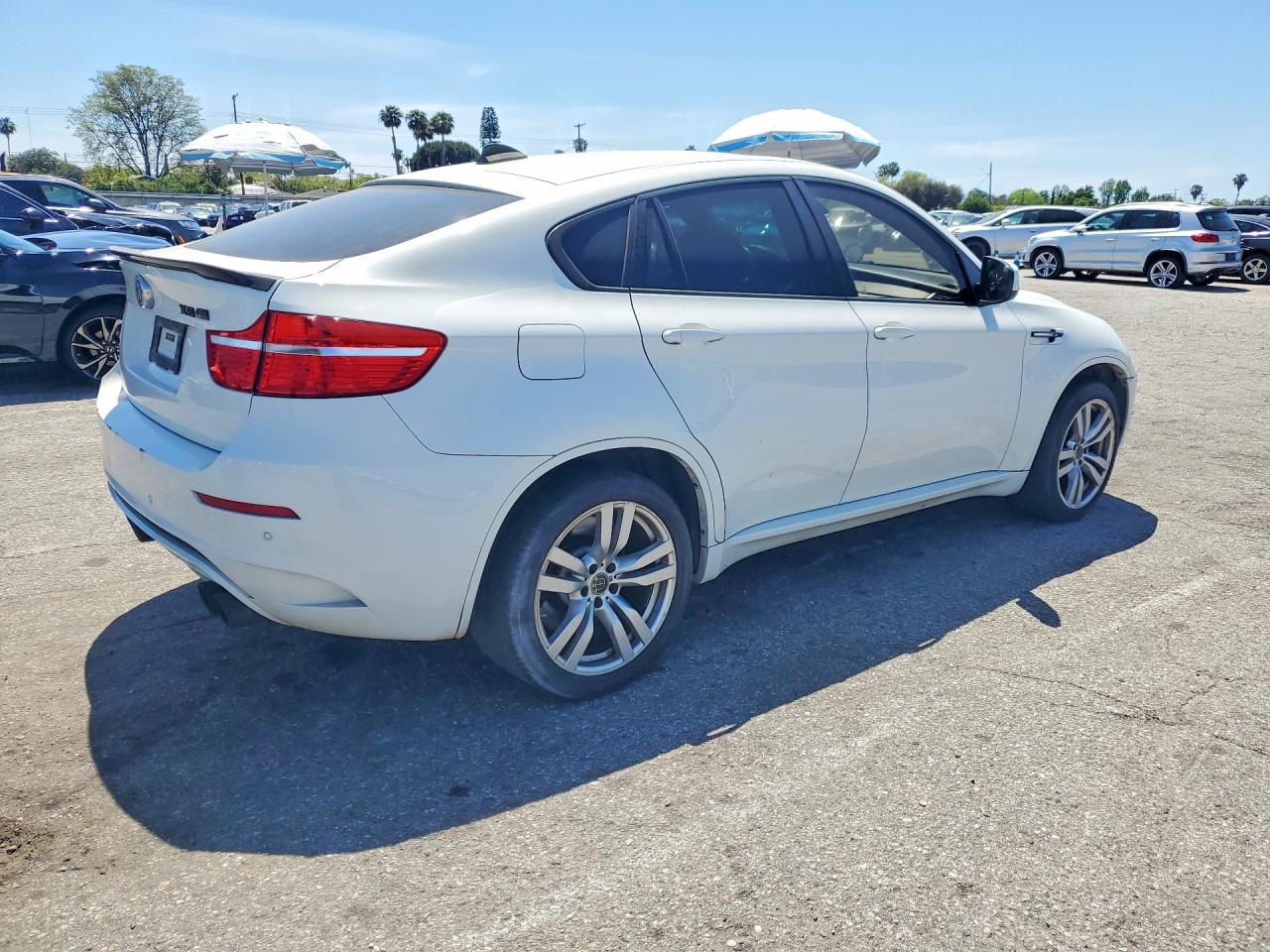 2012 Bmw X6 M White vin: 5YMGZ0C53CLL29619