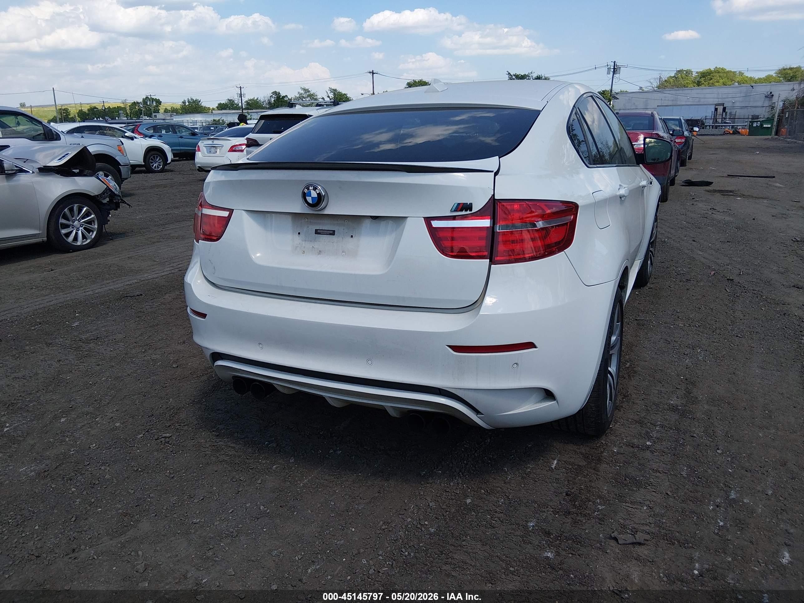 2013 Bmw X6 M   Белый vin: 5YMGZ0C53DLL30190