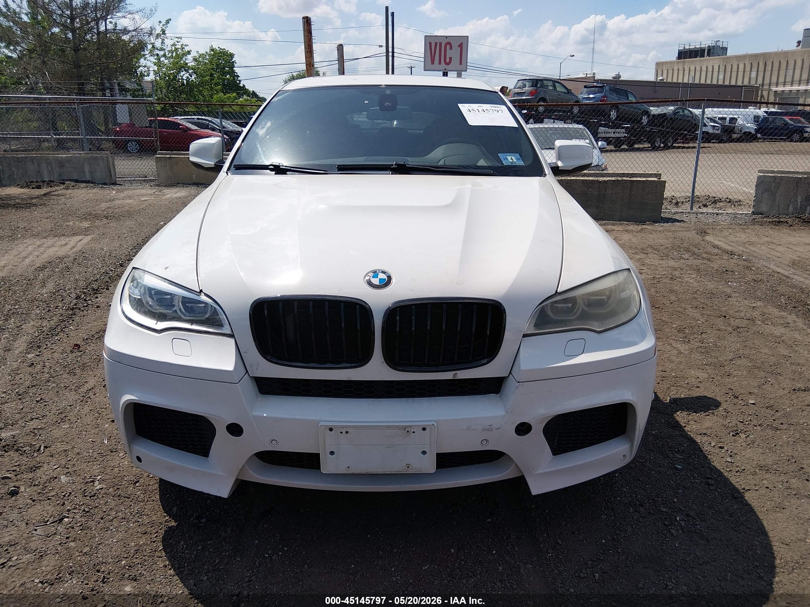 2013 Bmw X6 M   Белый vin: 5YMGZ0C53DLL30190
