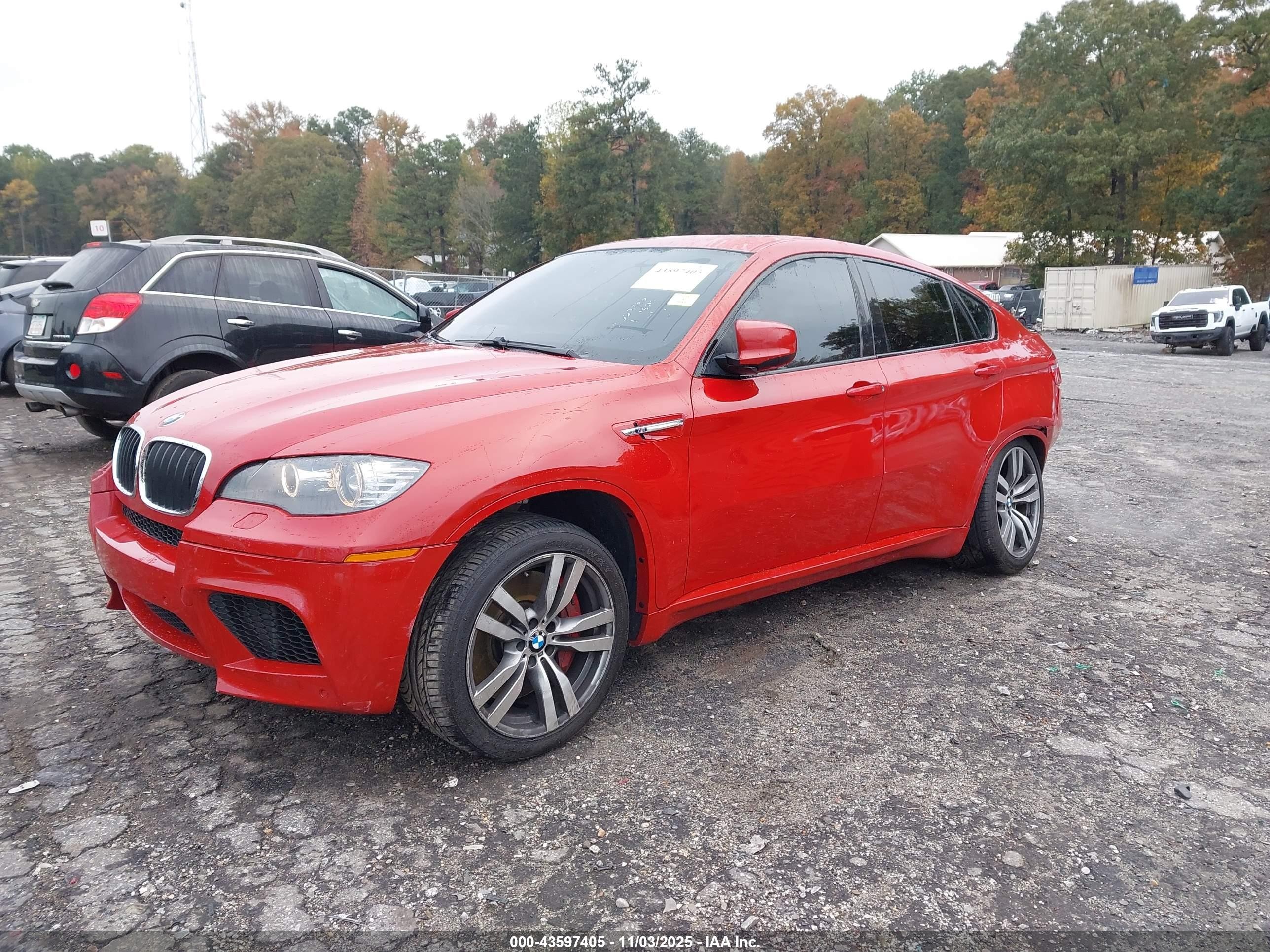 2010 Bmw X6 M   Red vin: 5YMGZ0C55ALK13299